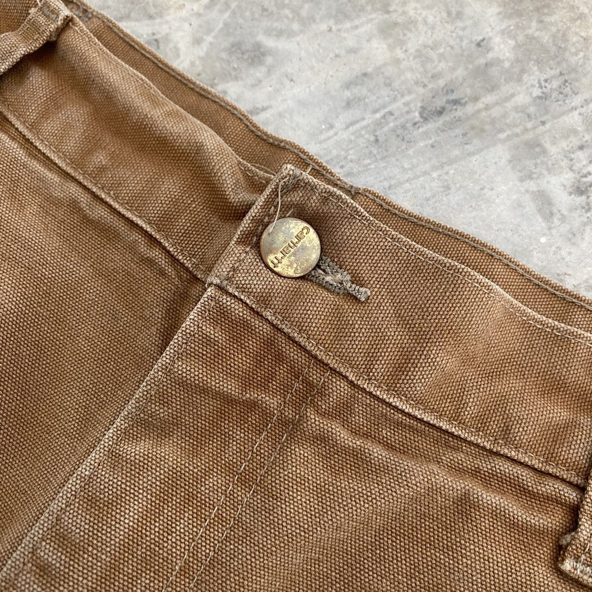 Carhartt Vintage Carhartt Double Knee Tan Dirty Carpenter Pants Size US 33 - 8 Thumbnail