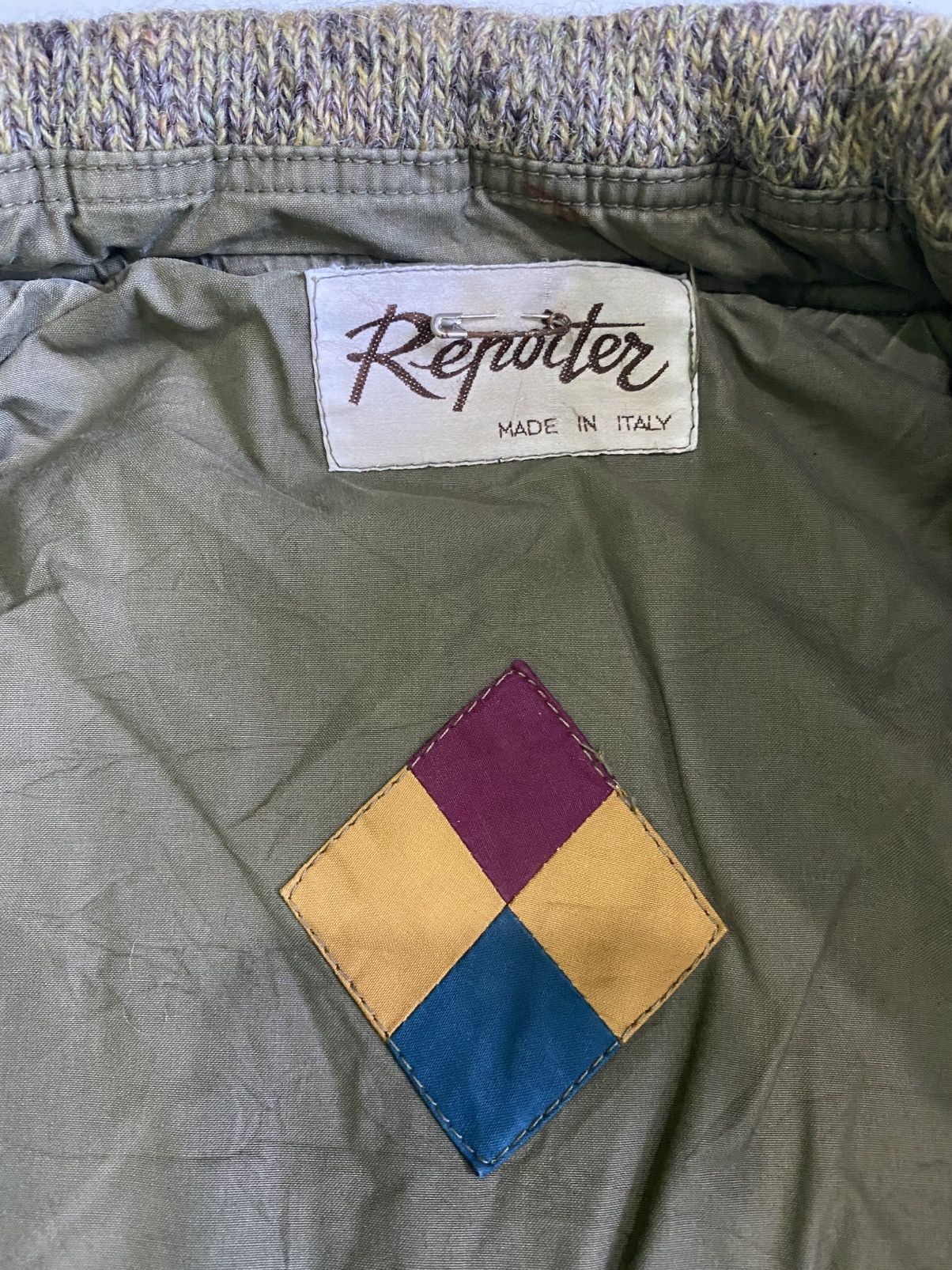 Designer Vintage 80s Reporter Knits Button Down Bomber Jacket Size US S / EU 44-46 / 1 - 7 Thumbnail
