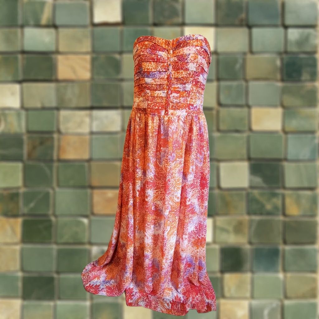 moulinette soeurs red dress Moulinette Soeurs | Dresses | Moulinette Soeurs Dress Mini Strapless Red  Lace Cotton Womens Size 8
