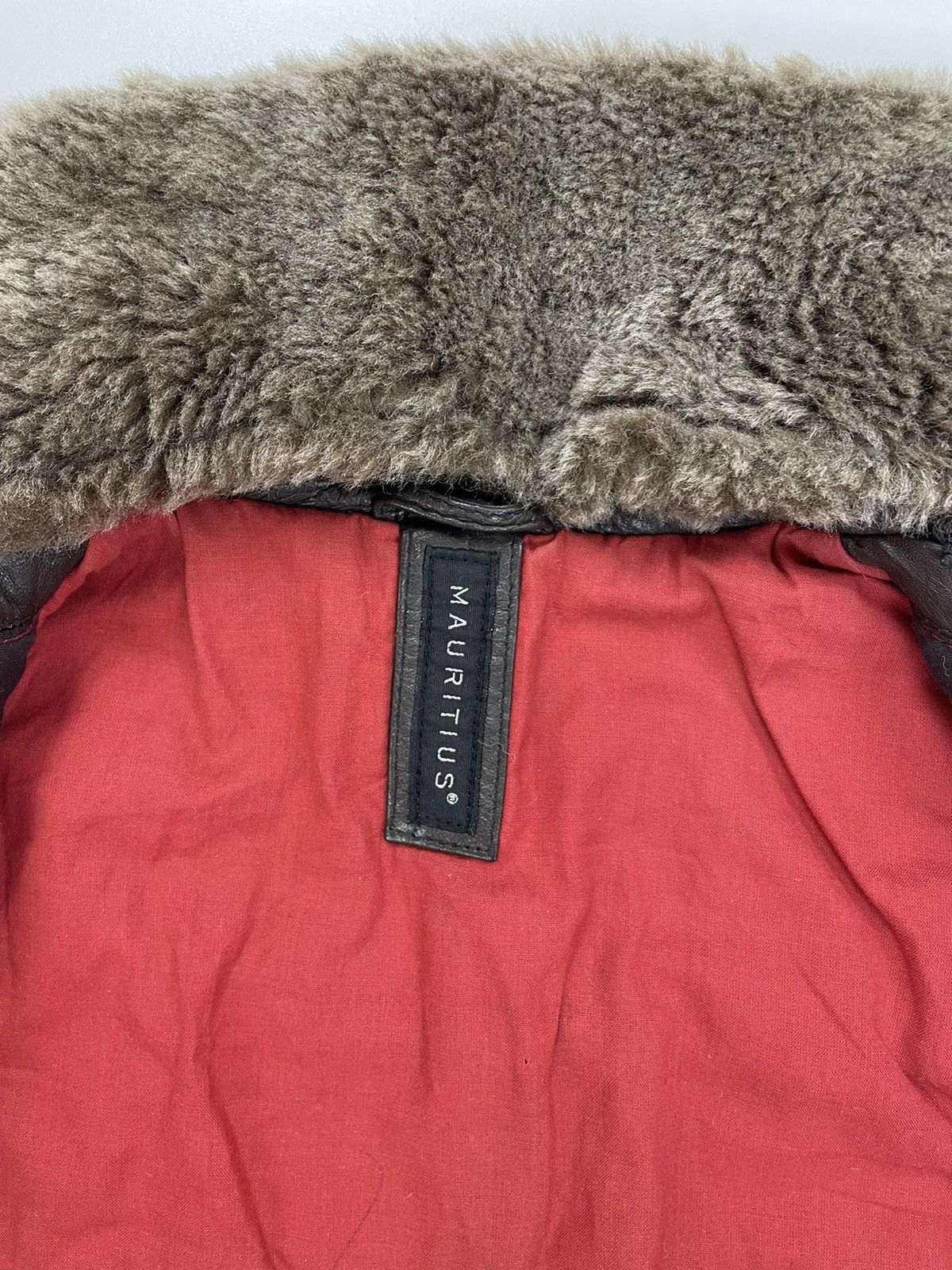 Designer MAURITIUS Womens Leather jacket size 46 Size L / US 10 / IT 46 - 10 Thumbnail