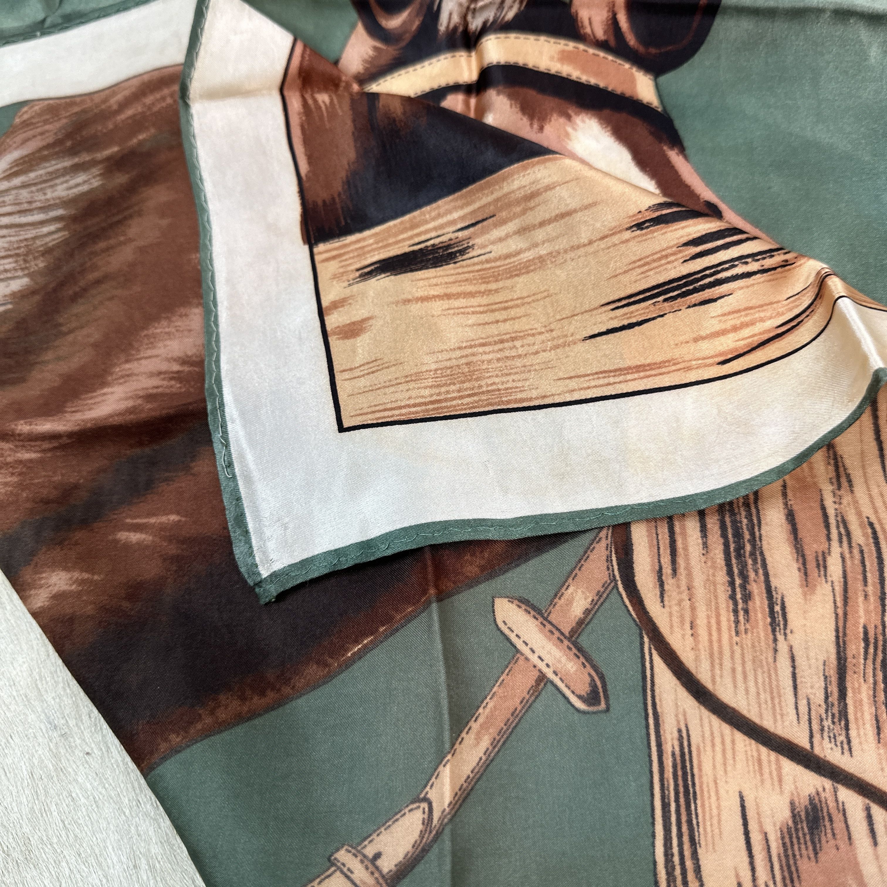 Vintage Vintage Silk Scarf Size ONE SIZE - 2 Thumbnail