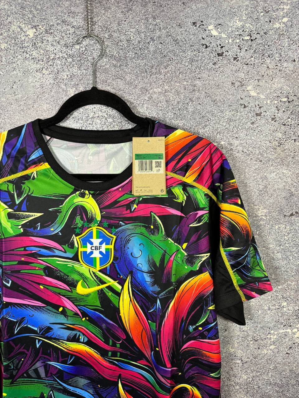 Other Brazil ALL OVER PRINT Fan Soccer Jersey 2024 Blokcore Size US XL / EU 56 / 4 - 2 Thumbnail
