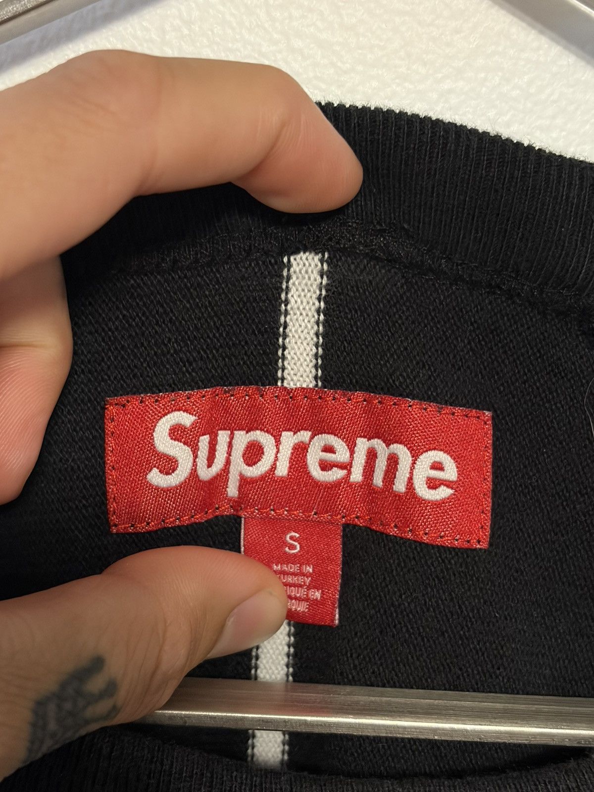 Supreme Supreme stripe raglan l/s top Size US S / EU 44-46 / 1 - 4 Thumbnail