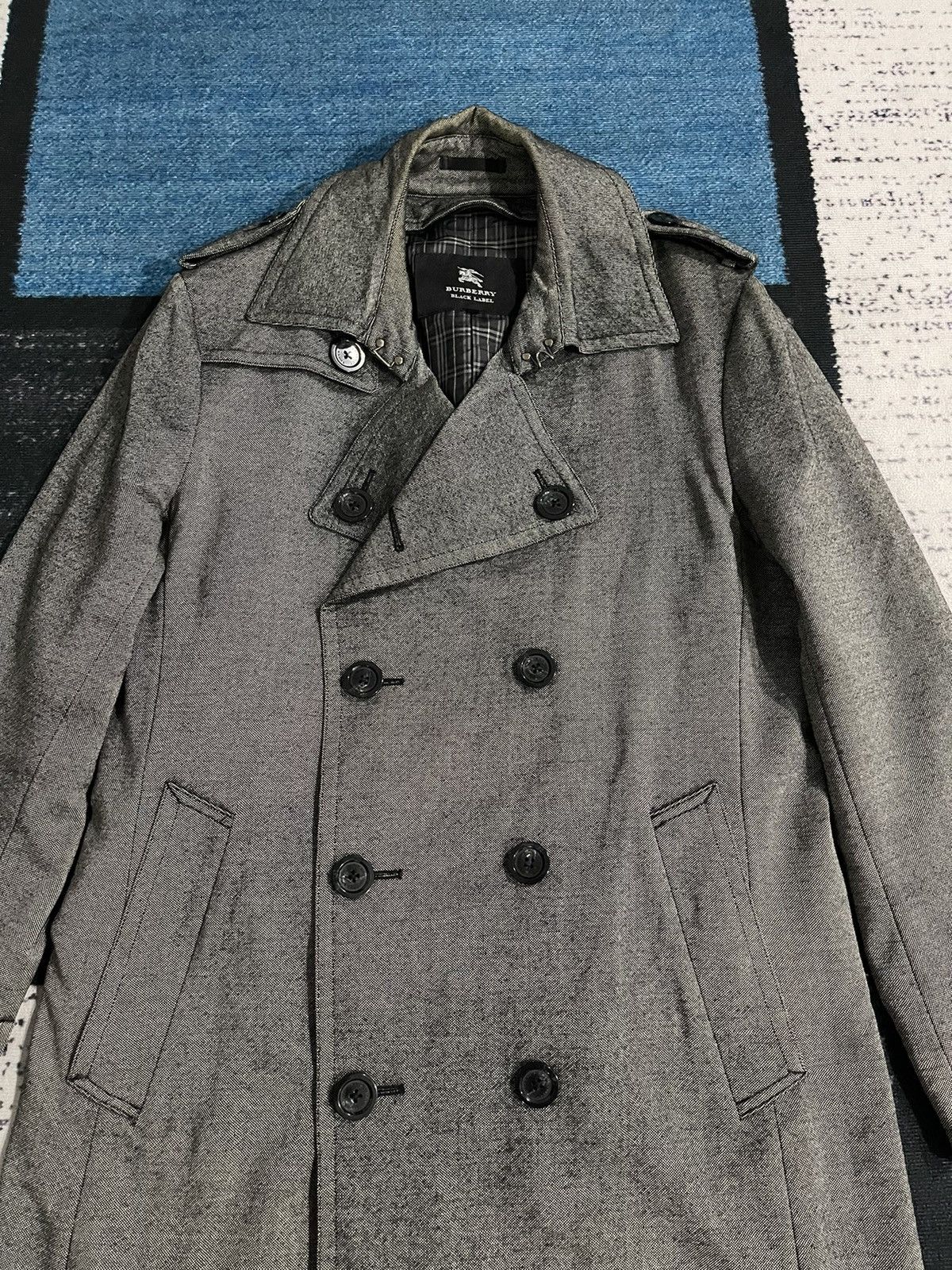 Burberry × Burberry Prorsum Burberry Black Label Trench Coat Size US L / EU 52-54 / 3 - 6 Thumbnail