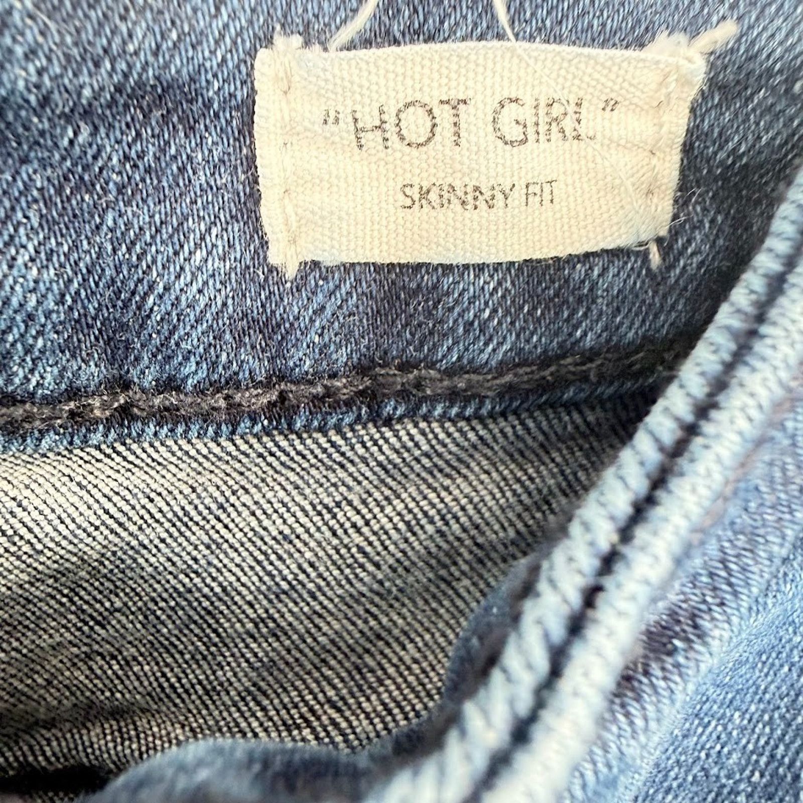 AVEC LES FILLES Avec Les Filles Jeans Womens 27 Skinny Fit Blue Denim Size 27" / US 4 / IT 40 - 4 Thumbnail
