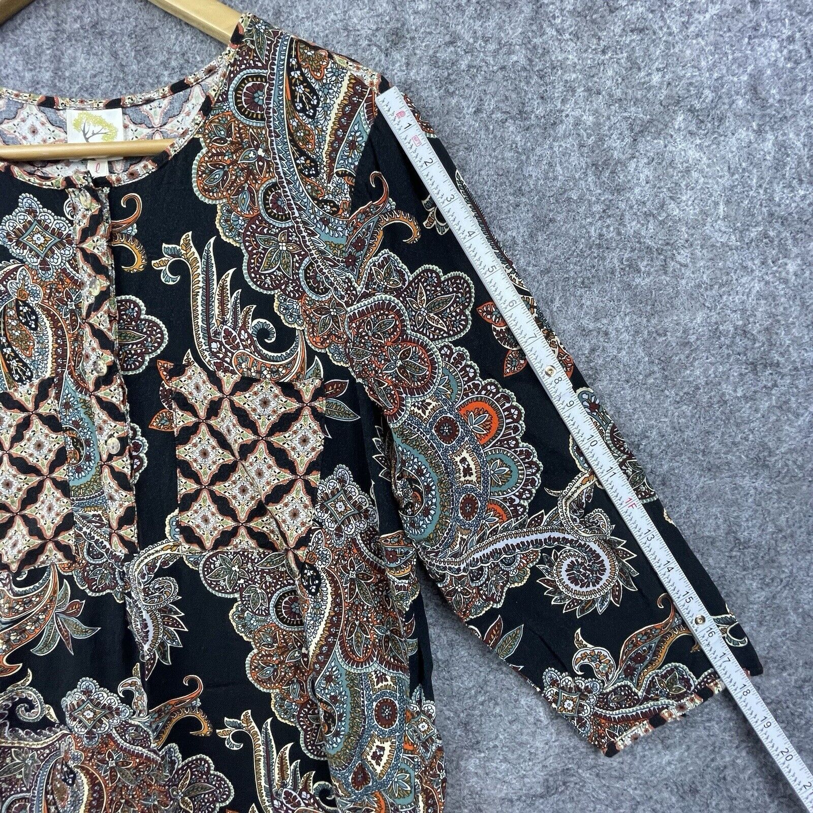 Anthropologie Anthropologie Fig and Flower Womens Large Tunic Boho Hippie Size L / US 10 / IT 46 - 6 Thumbnail