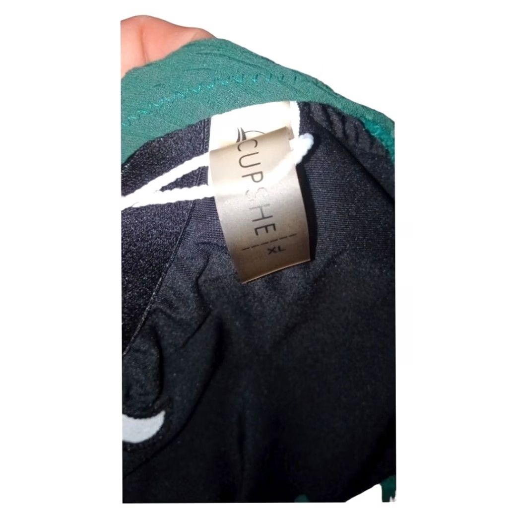 Vintage CUPSHE One Piece XL Green Women Shirt Ladies Green One Piece Adult XL Cupshe Green Women Size ONE SIZE - 7 Thumbnail