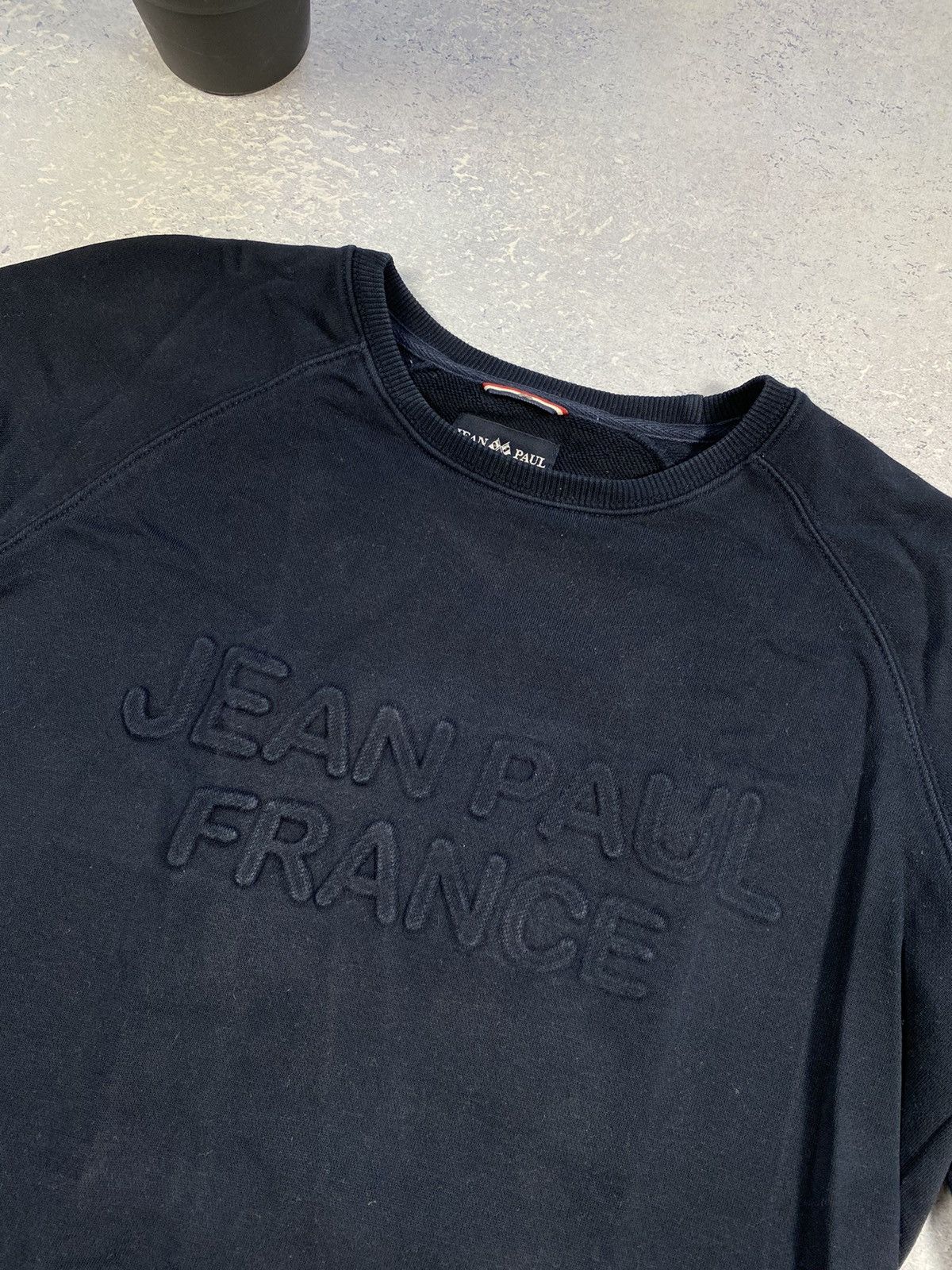 Jean Paul Gaultier Jean Paul Blue Men’s Sweatshirt With Big Centre Logo Size S Size US S / EU 44-46 / 1 - 6 Thumbnail