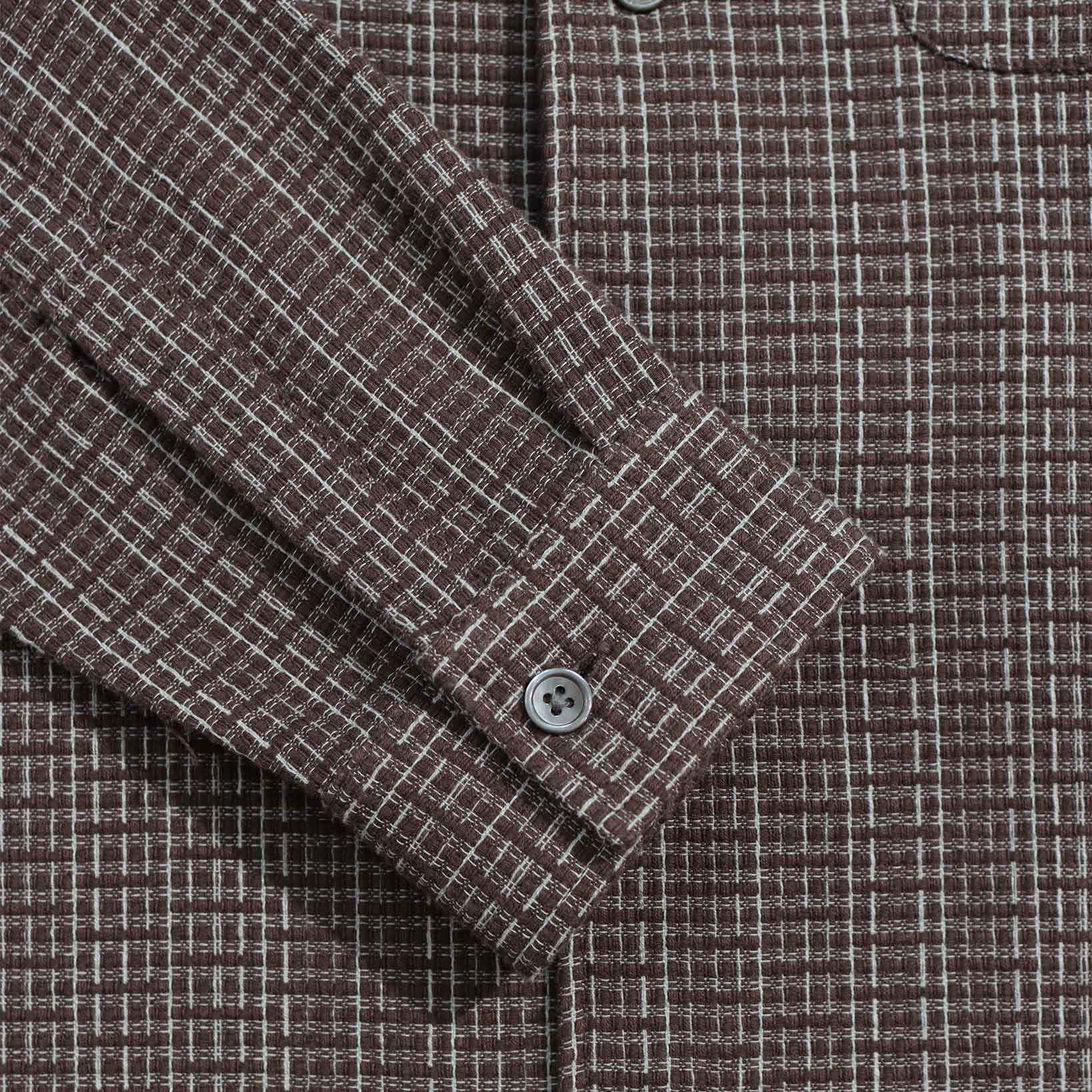 Far Afield BUSEY LINEAR DOBBY CHECK SHIRT Size US S / EU 44-46 / 1 - 2 Thumbnail