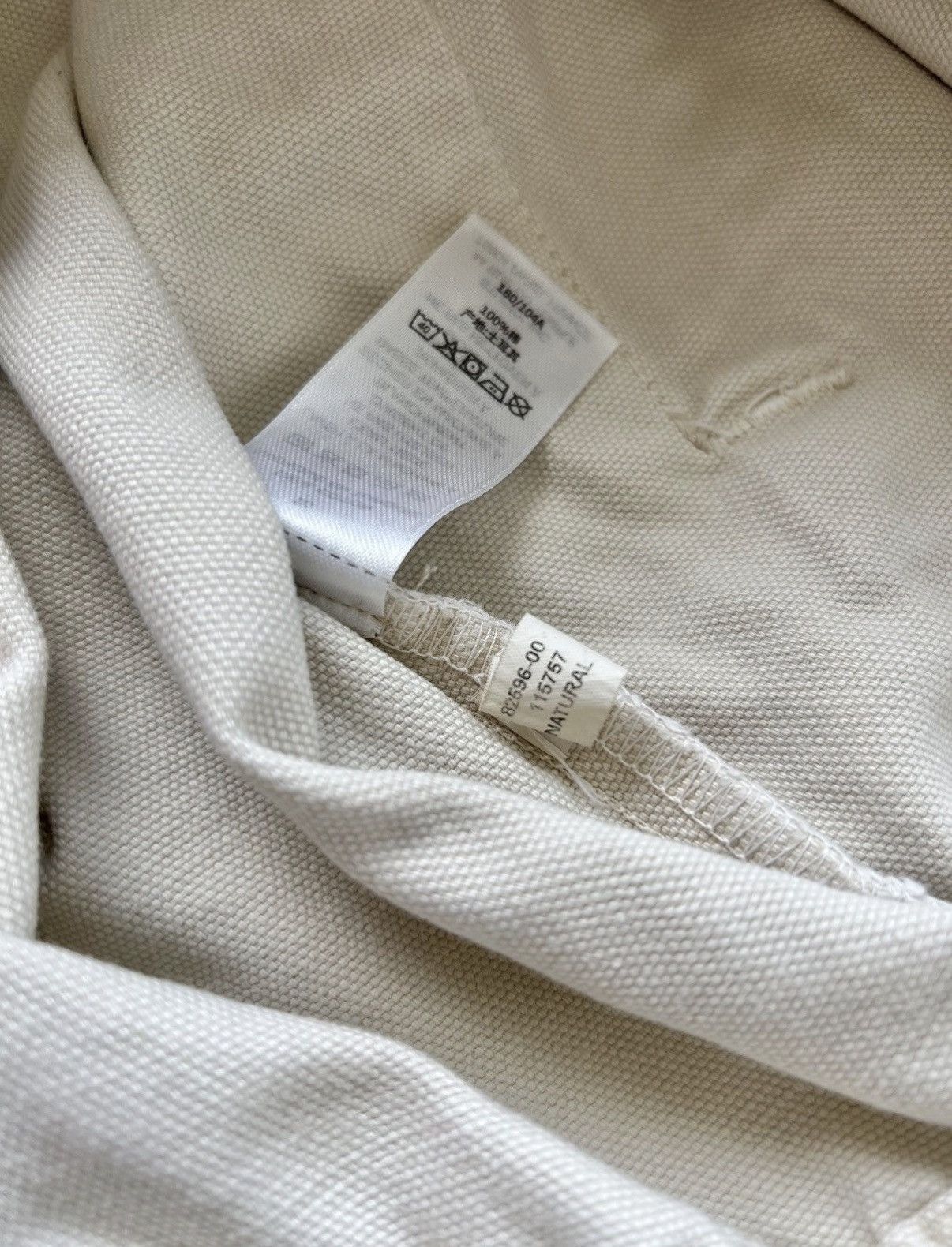 Stussy Stussy Unlined Canvas Work Jacket Vintage Natural XL Size US XL / EU 56 / 4 - 10 Thumbnail