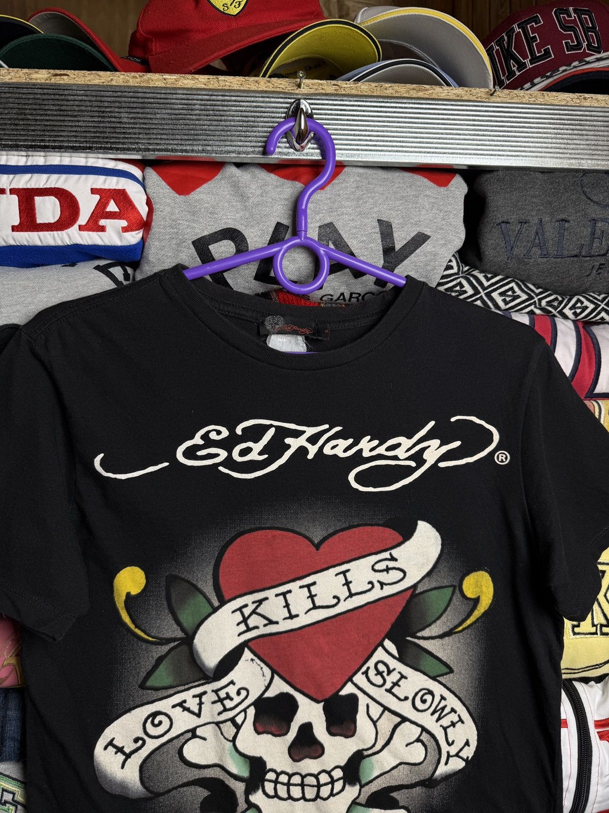 Affliction Ed Hardy Christian Audigier Skull crazy y2k tee Size US S / EU 44-46 / 1 - 3 Thumbnail