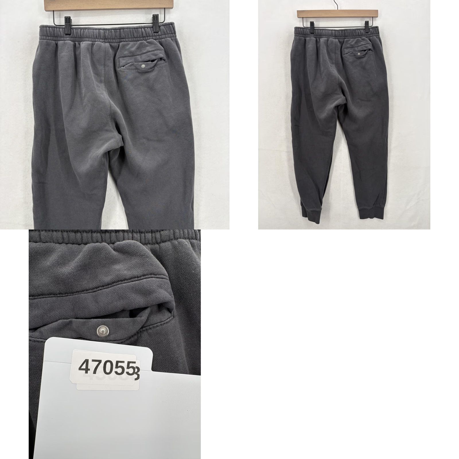 Nike Nike Pants Mens Medium Gray Fleece Joggers Sweatpants Athletic Gym Warm Up Size US 31 - 9 Thumbnail
