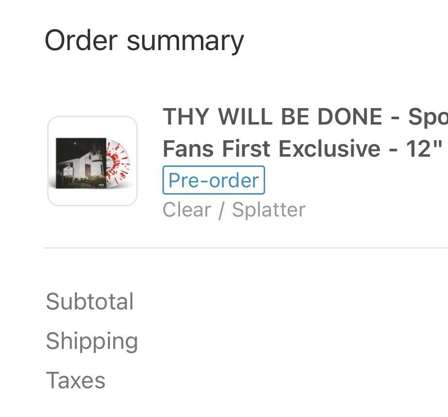 G59 Records $uicideboy$ G59 THY WILL BE DONE - Spotify Exclusive Vinyl Size ONE SIZE - 3 Thumbnail