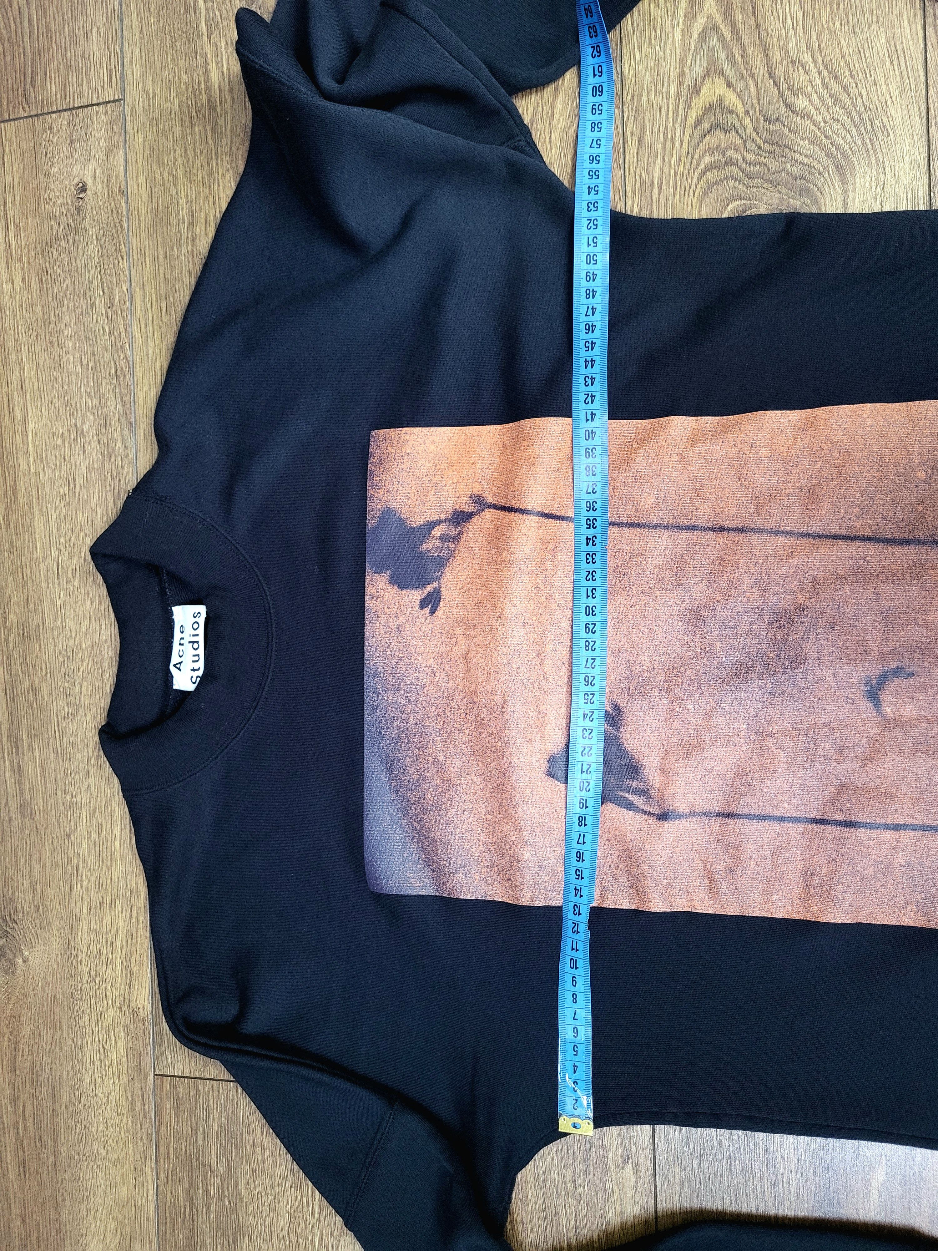 Acne Studios Acne Studios Black Folke Print Sweatshirt XS Size US XS / EU 42 / 0 - 9 Thumbnail