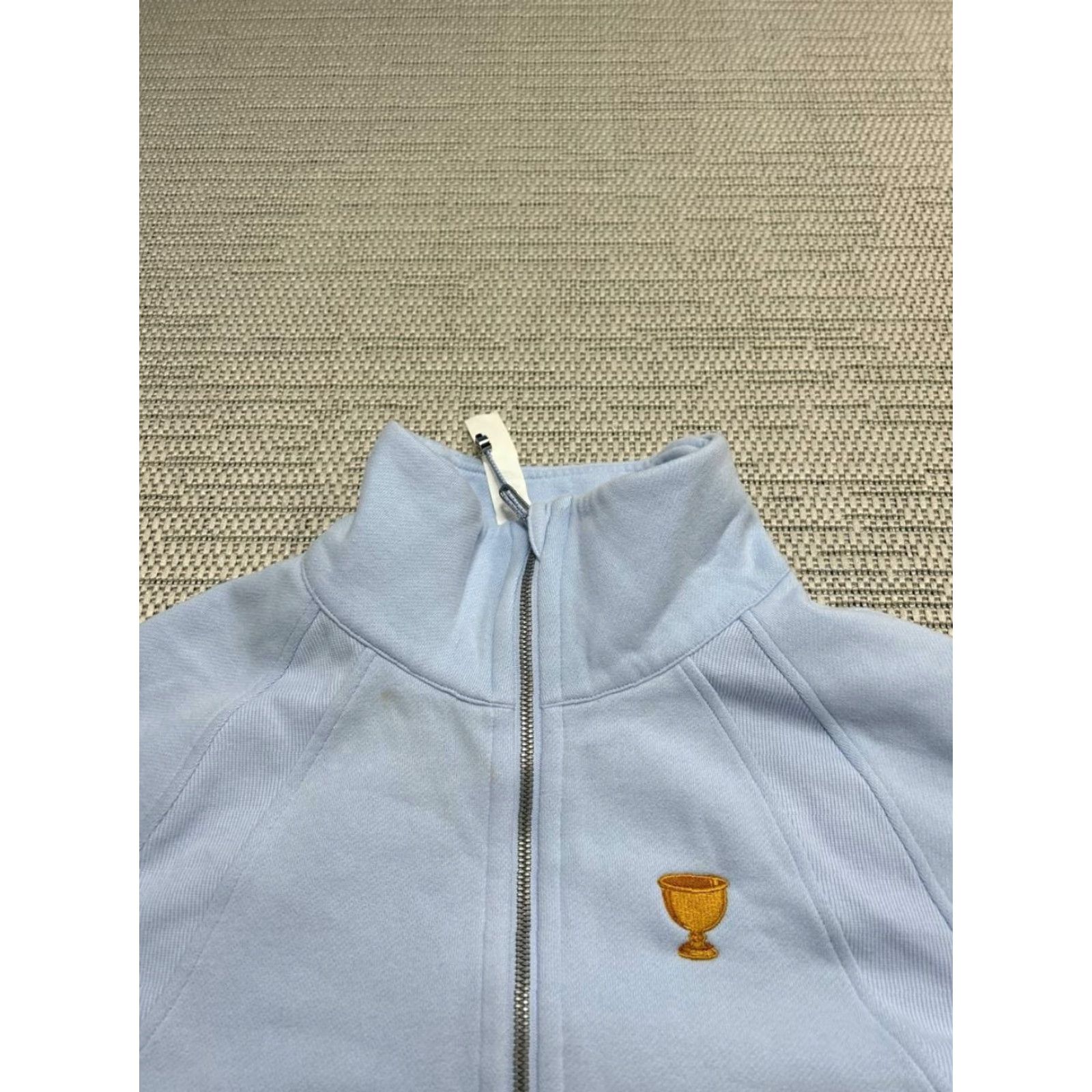 Lululemon Lululemon Scuba Sweatshirt Womens XS Blue Oversized Cotton Fleece Logo Pullover Raglan Zip Casual Activewear Womens XS Blue Logo Scuba Sweatshirt Size XS / US 0-2 / IT 36-38 - 2 Thumbnail