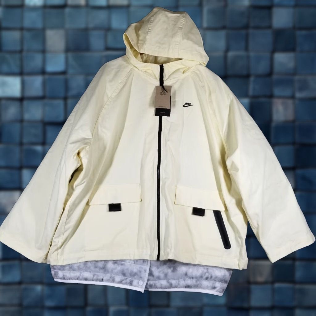 Nike VINTAGE Nike Women's 3-in-1 Therma-Fit Jacket Casual Fall Winter Puffer Cream White Size L / US 10 / IT 46 - 1 Thumbnail