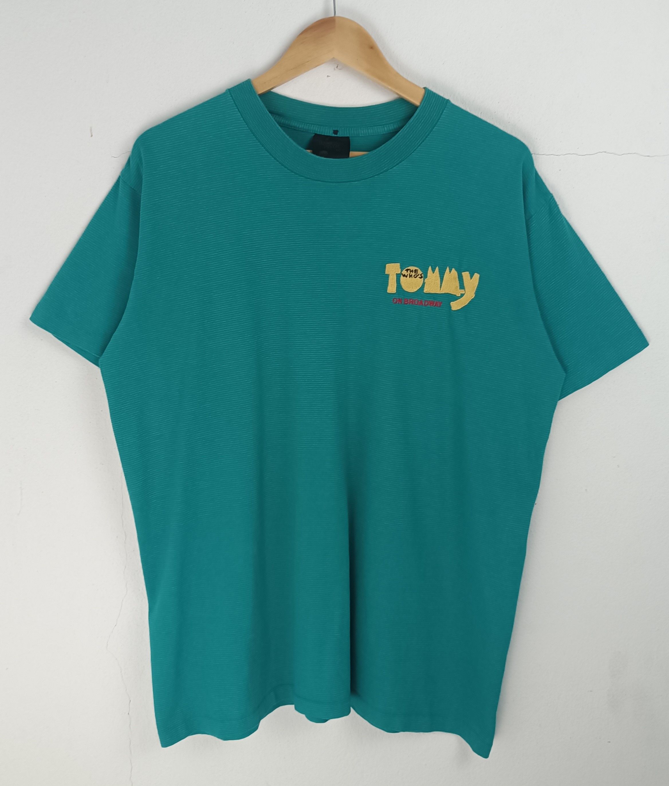 Vintage VINTAGE 90'S TOMMY THE WHO BROADWAY TEE kinks beatles stones Size US L / EU 52-54 / 3 - 3 Thumbnail