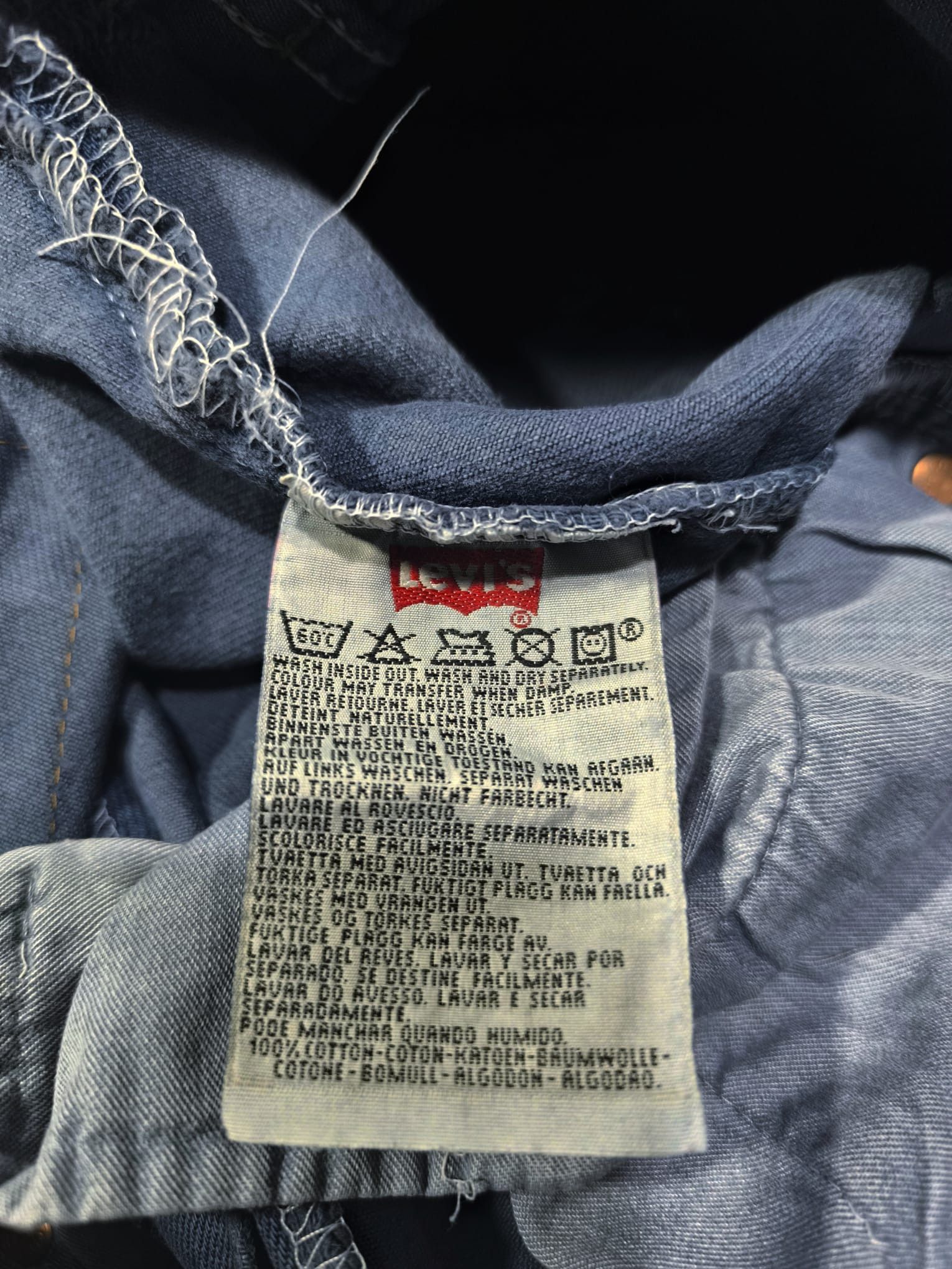 Hysteric Glamour × Levi's × Levi's Vintage Clothing 90s vintage distressed levis 501 denim cut-off mini shorts Size 28" / US 6 / IT 42 - 5 Thumbnail