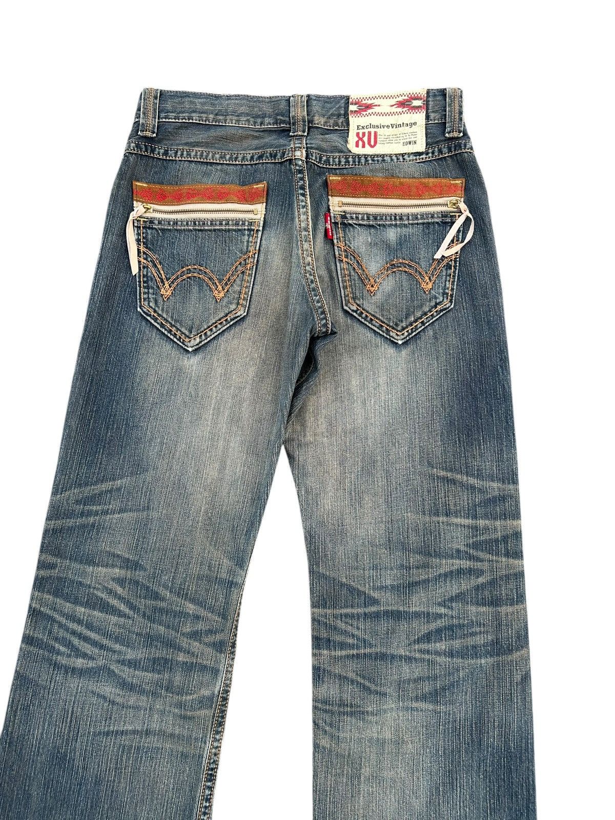 Kapital Vintage Edwin Navajo Rusty Distressed Denim Jeans Size US 32 / EU 48 - 14 Thumbnail