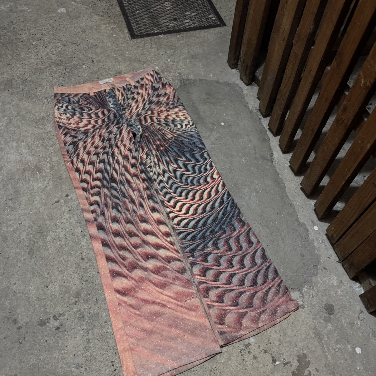 Roberto Cavalli S/S 2001 Roberto Cavalli psychedelic “lsd” pants Size US 30 / EU 46 - 2 Thumbnail