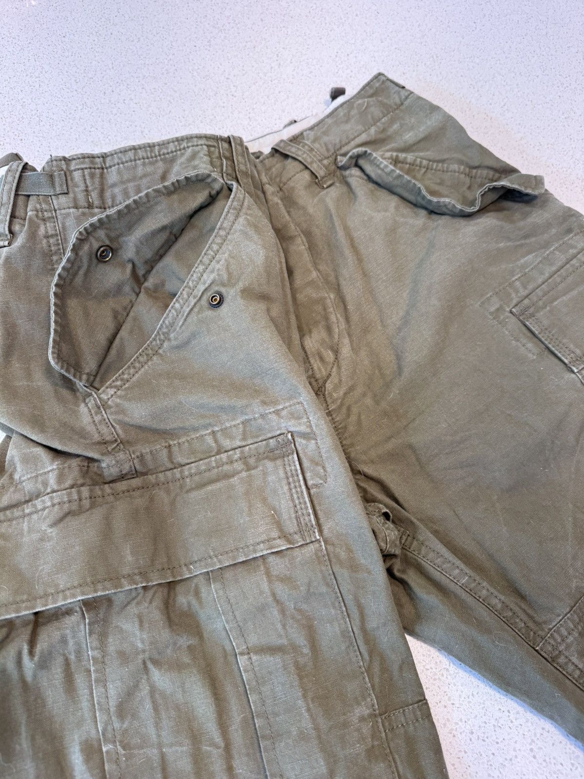 Polo Ralph Lauren Polo Ralph Lauren Olive Green/Drab Cargo Pants Size US 35 - 5 Thumbnail