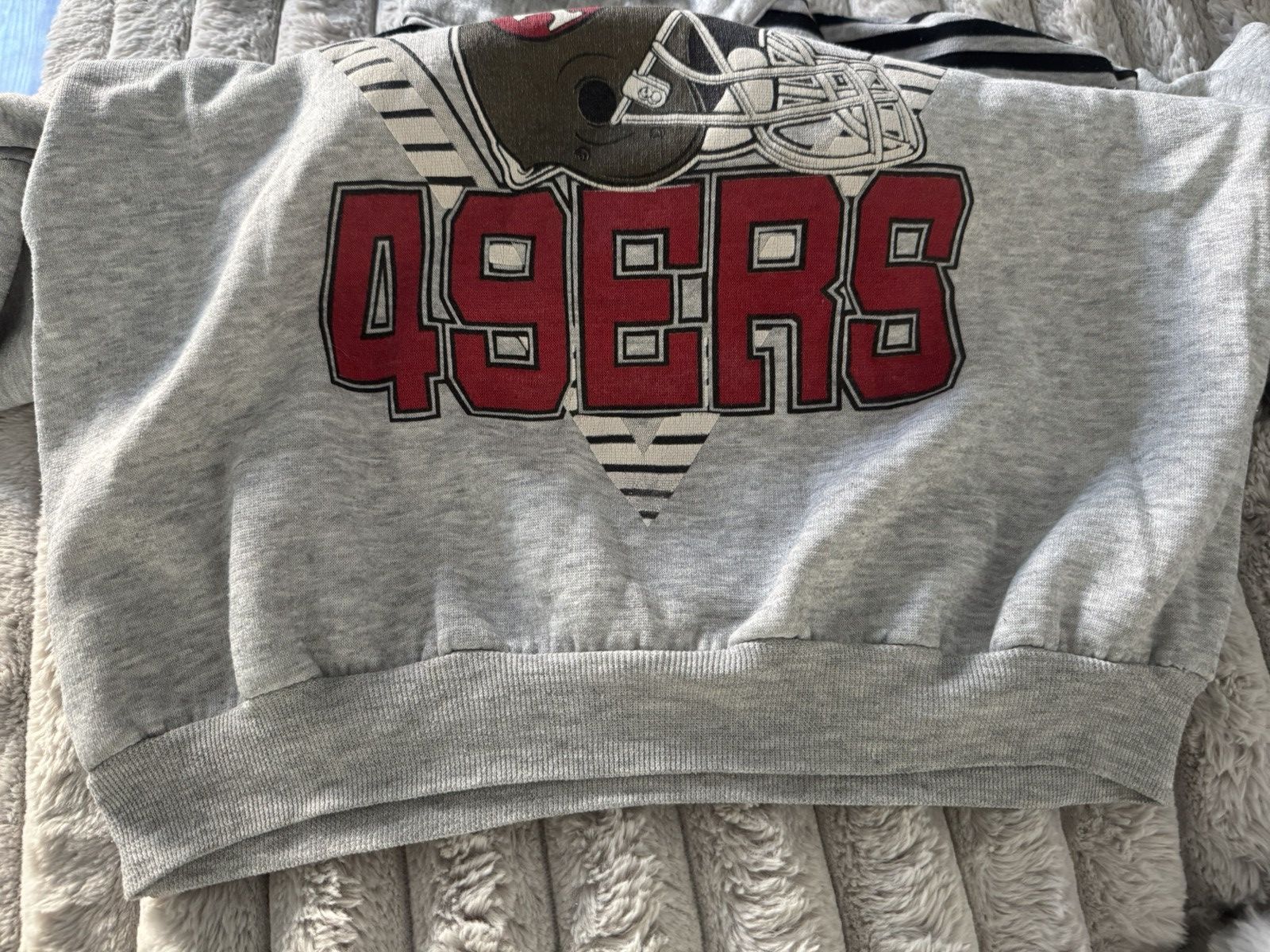 NFL vintage 90s 49ers san francisco zip sweater super bowl Size US XL / EU 56 / 4 - 7 Thumbnail