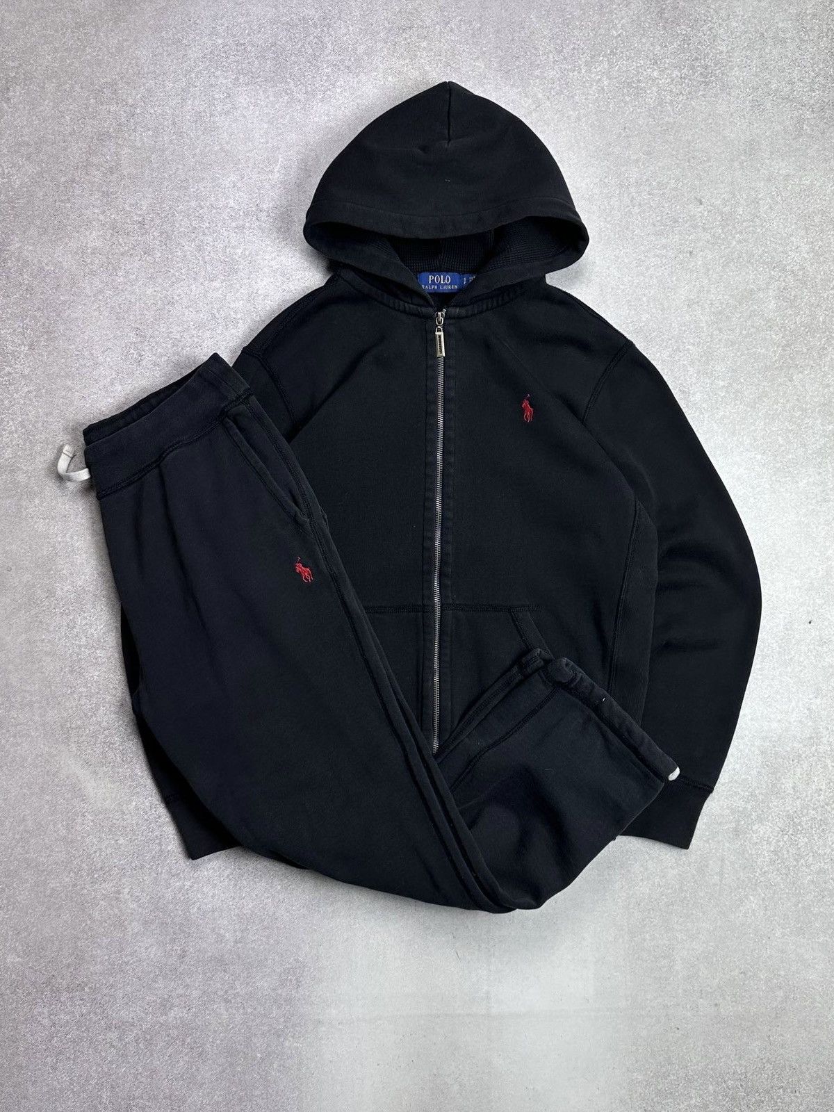 Vintage Polo Ralph Lauren Cotton Tracksuit Rare Old Money S