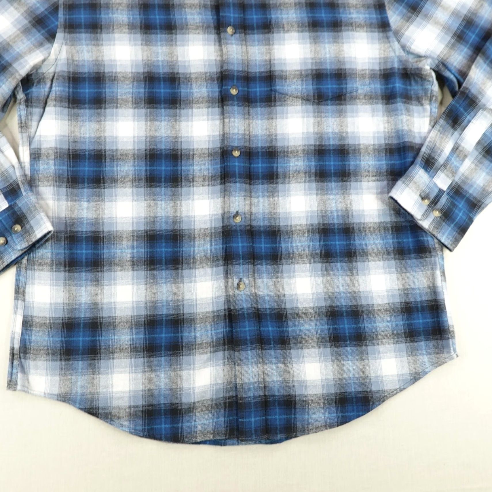 Pendleton VINTAGE Pendleton Shirt Men Medium Blue Plaid Flannel Mason Button-Up Outdoors Work Casual Size US M / EU 48-50 / 2 - 4 Thumbnail
