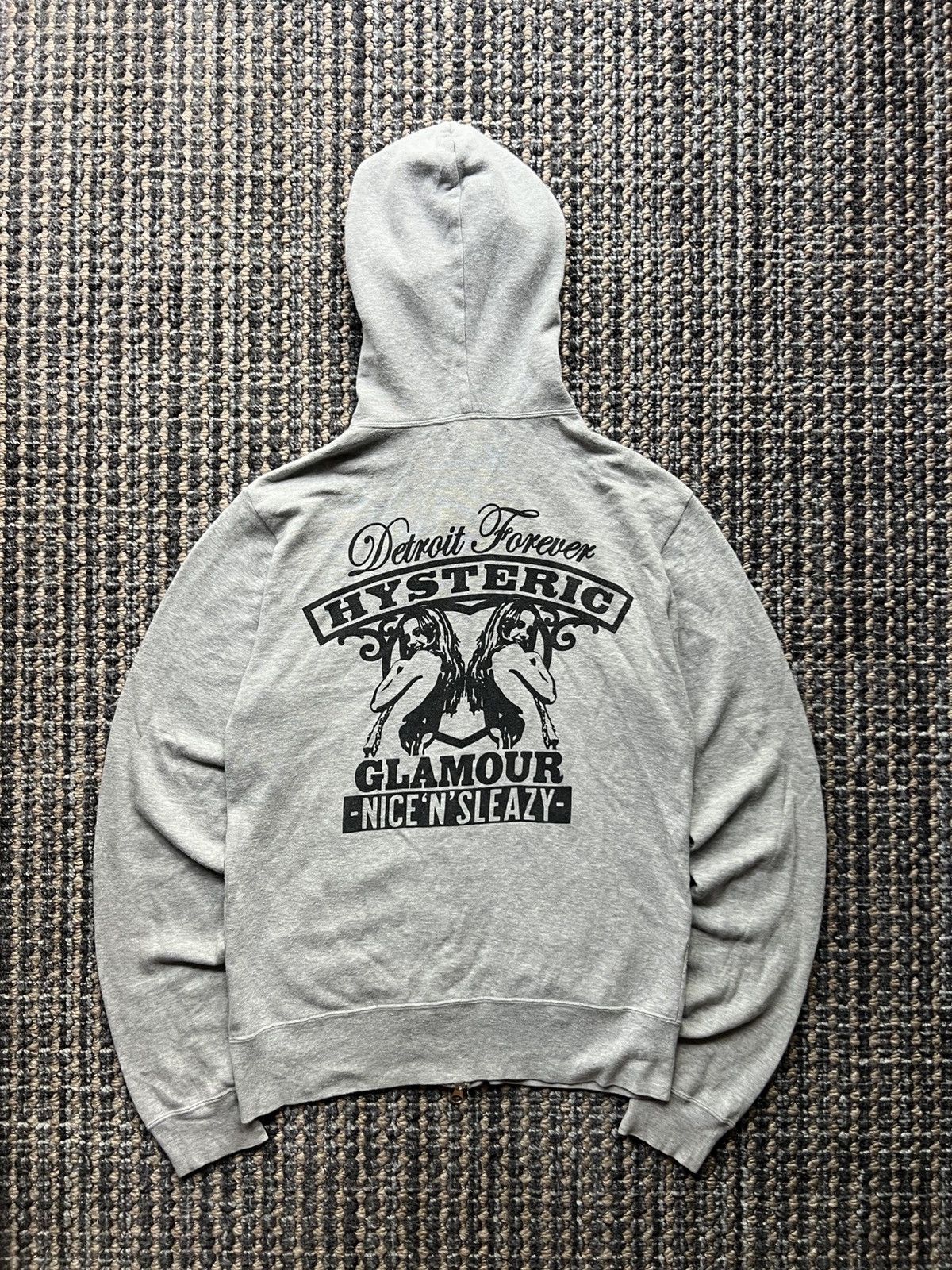 Hysteric Glamour Hysteric Glamour Detroit Forever Nice N Sleazy Zip Hoodie Size US S / EU 44-46 / 1 - 1 Thumbnail