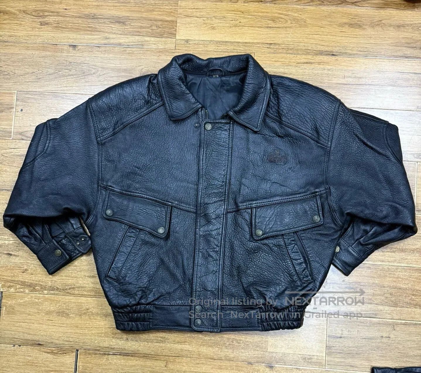 VINNY's Vintage Wind Armor Leather Jacket. Size US M / EU 48-50 / 2 - 1 Thumbnail