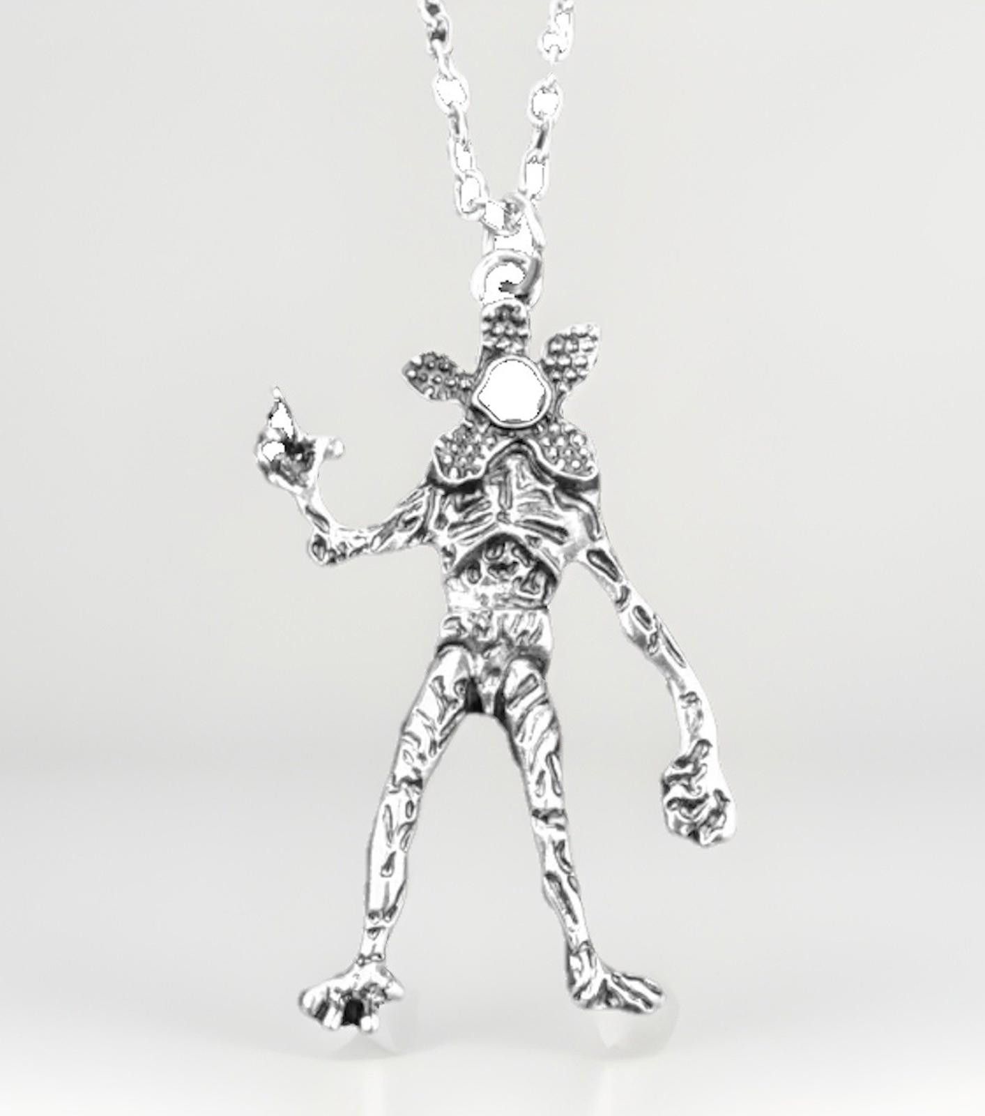 Other STRANGER THINGS DEMOGORGON Charm Necklace Eddy Upside Down Size ONE SIZE - 1 Thumbnail