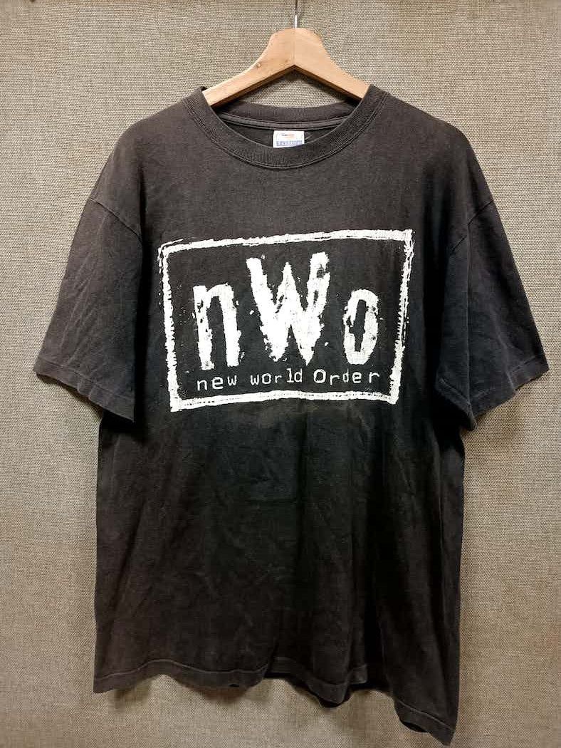 vintage 90s t shirt nWo new world order single stitch