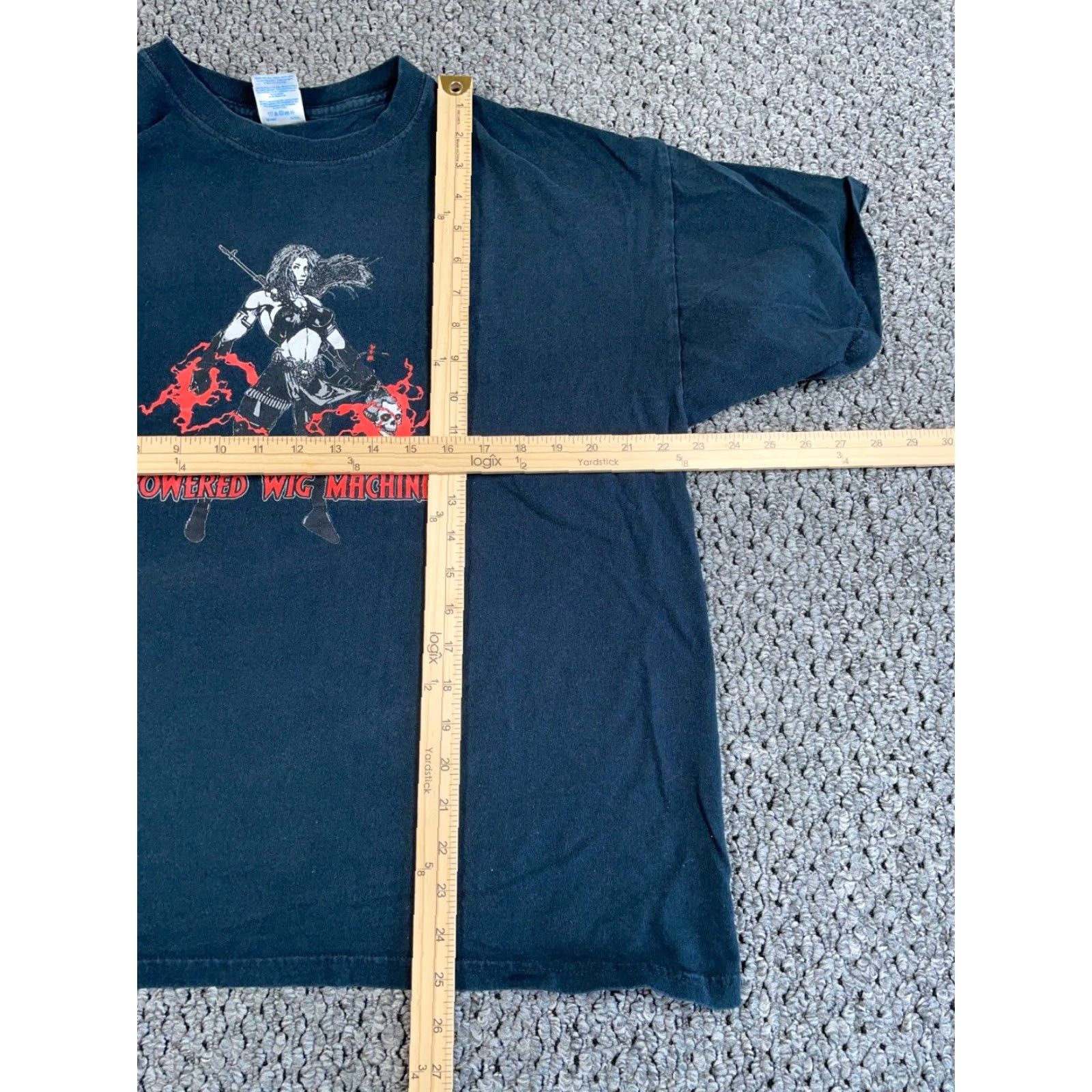 Gildan Powdered Wig Machine Graphic T-Shirt Adult XL Black Gildan Size US XL / EU 56 / 4 - 5 Thumbnail