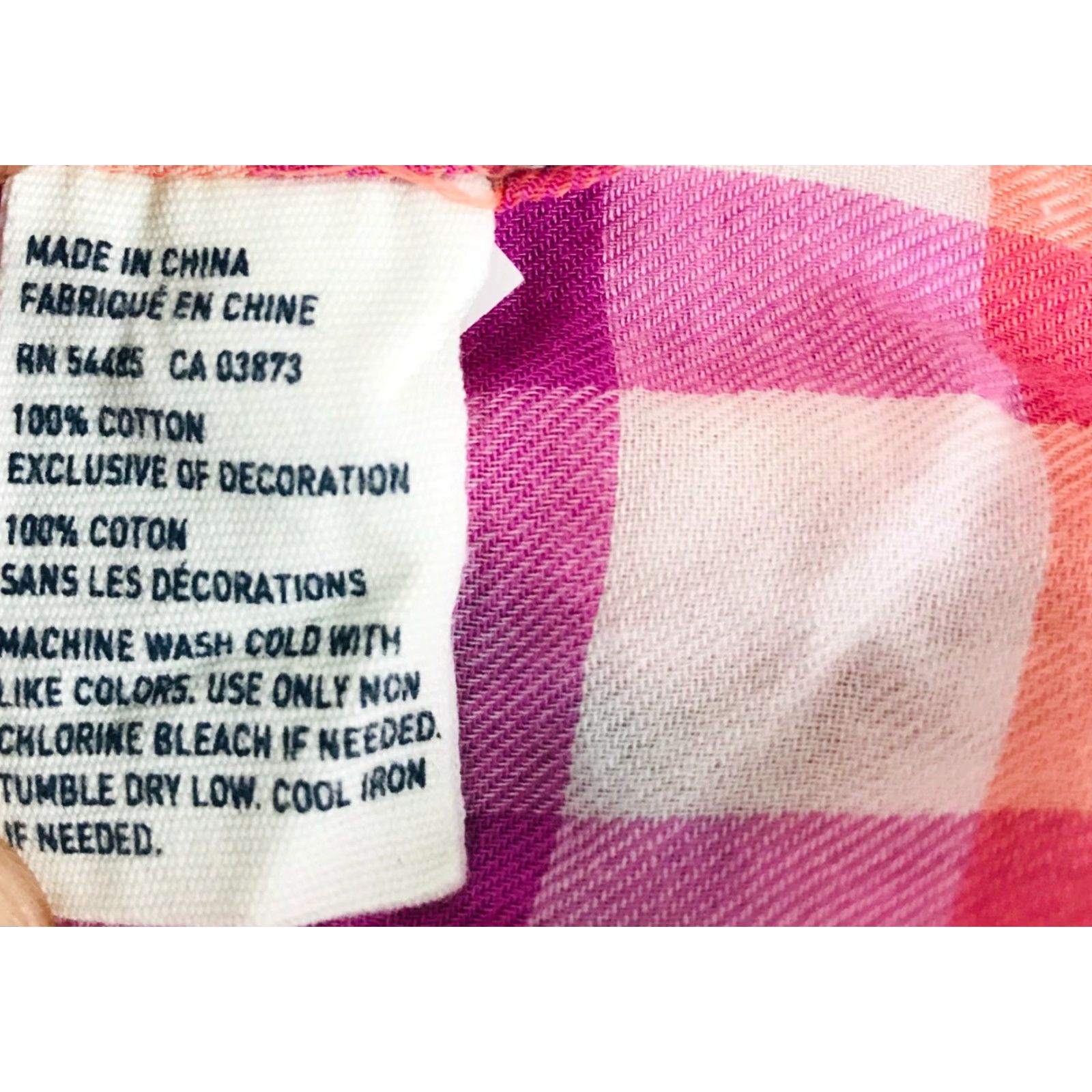 American Eagle Outfitters VINTAGE American Eagle Shirt Women XS Orange Pink Plaid Button-Up Long Sleeve Size XS / US 0-2 / IT 36-38 - 7 Thumbnail