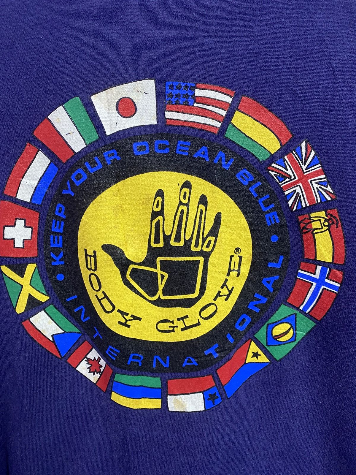 Body Glove vintage Body Glove International cean Blue sweatshirt. Size US XL / EU 56 / 4 - 8 Thumbnail