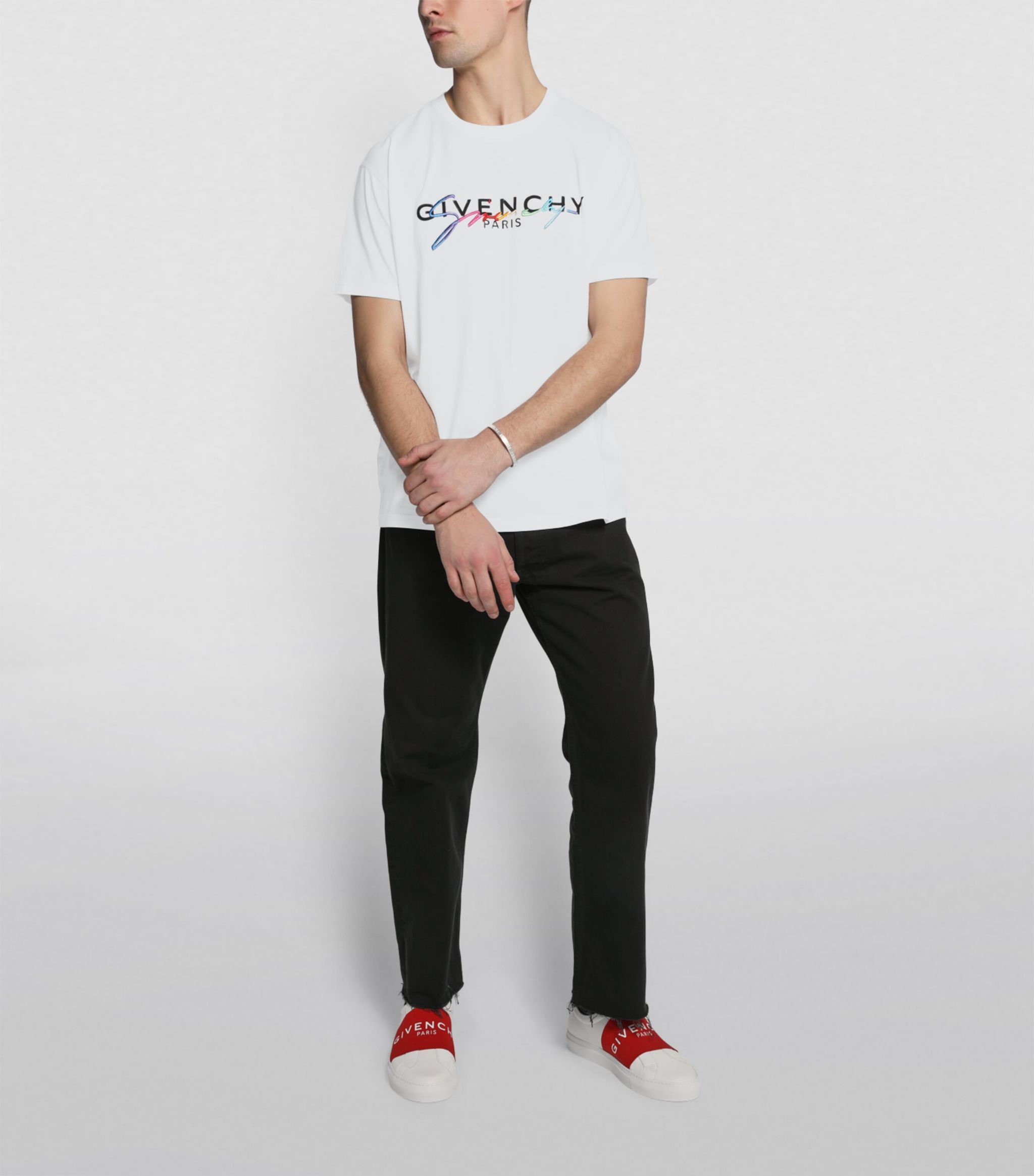 Givenchy o1loc1c0724 T-Shirt in White Size US L / EU 52-54 / 3 - 2 Thumbnail