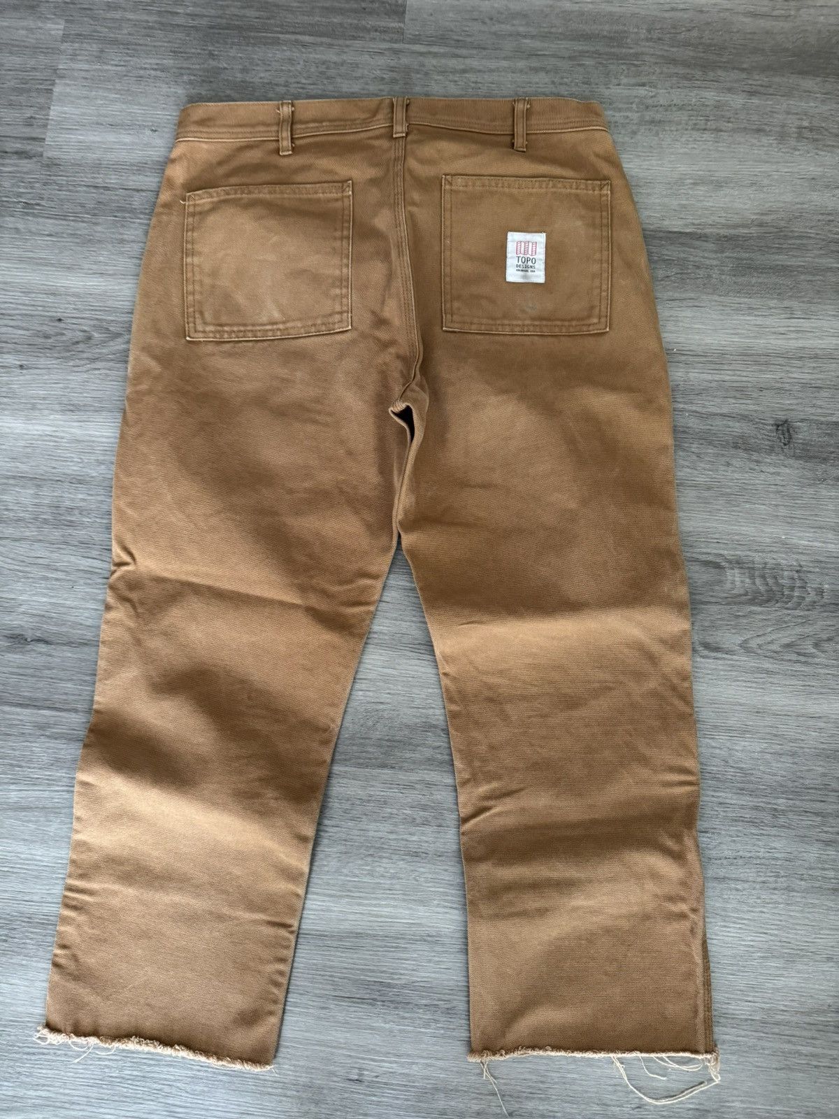 Topo Designs Cropped Topo Designs Duck Canvas Pants Size US 34 / EU 50 - 7 Thumbnail