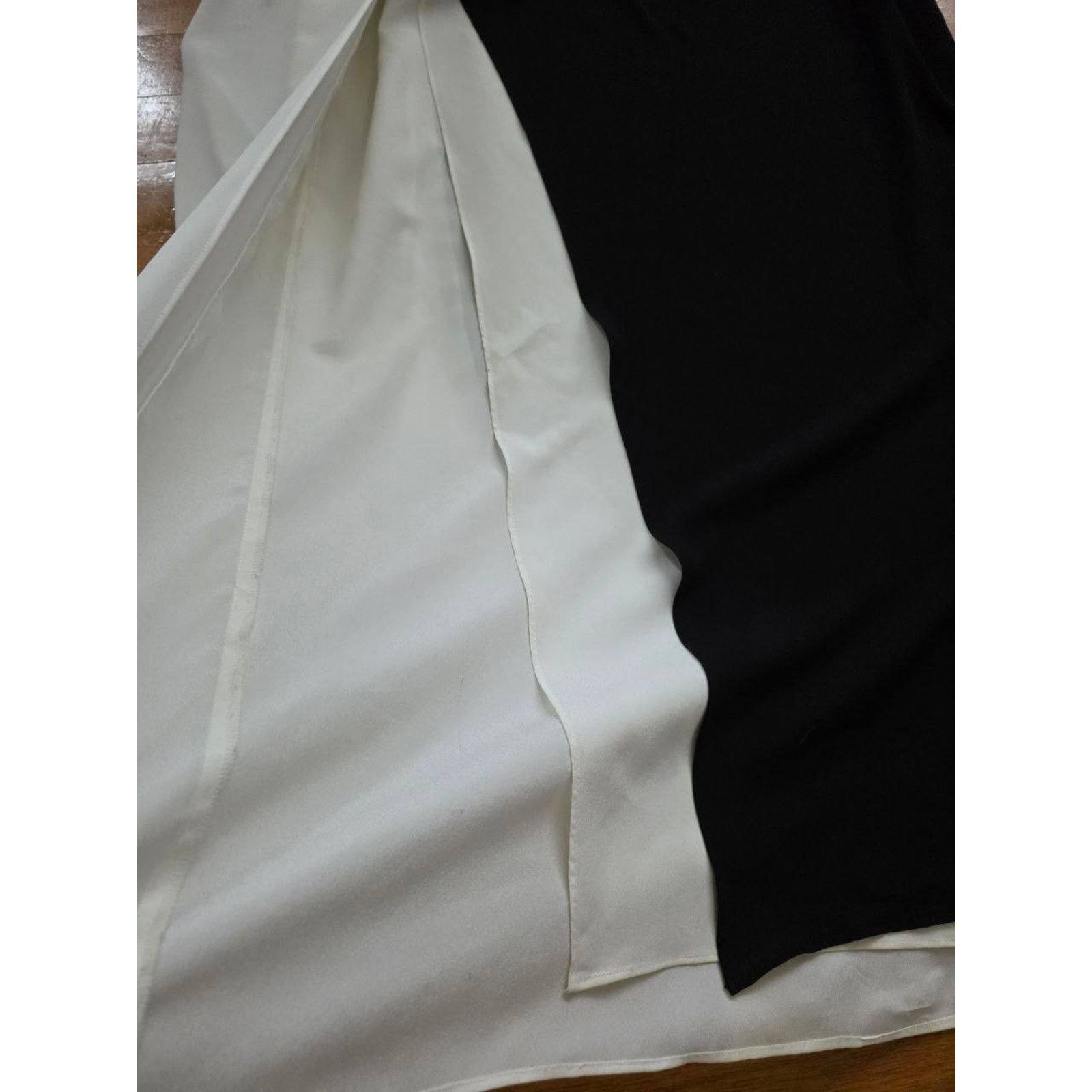 Halston Heritage Halston Black/White Maxi Prom Dress Size 2 A001772 Size XS / US 0-2 / IT 36-38 - 5 Thumbnail