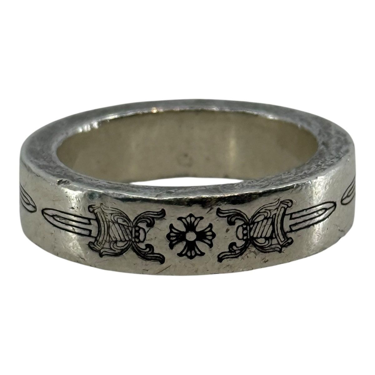 Chrome Hearts Chrome Hearts Silver Dagger Spacer Ring - US Size 9 Size ONE SIZE - 2 Thumbnail