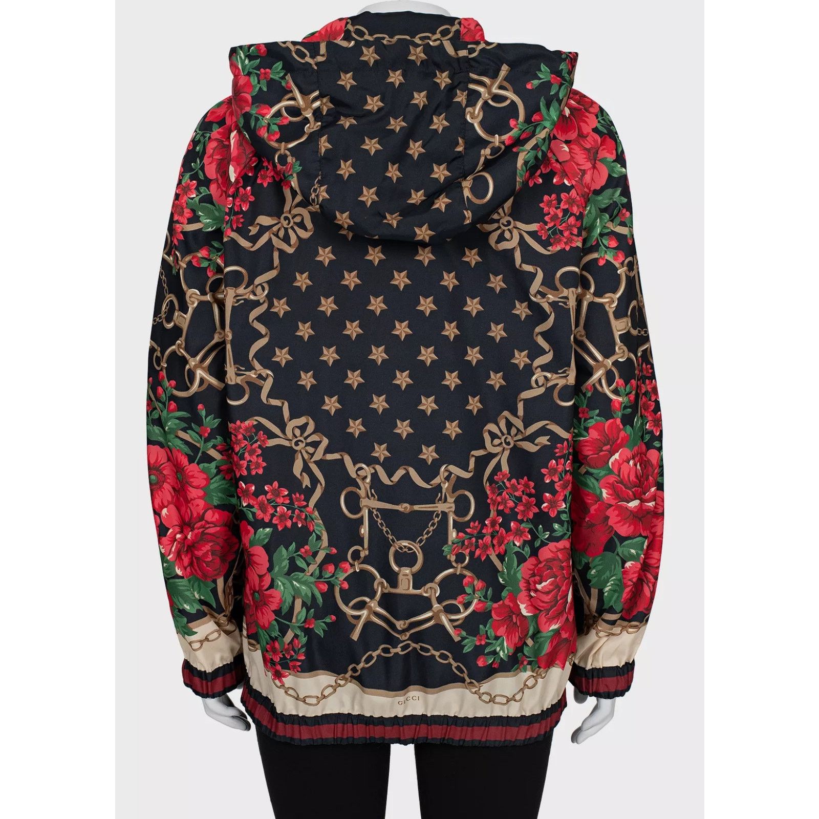 Gucci Gucci Women's Floral Print Slim Fit Jacket Sz S Size S / US 4 / IT 40 - 3 Thumbnail