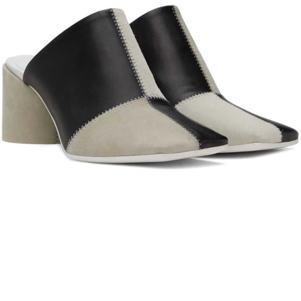 Maison Margiela MM6 Leather Heels Size US 7 / IT 37 - 1 Thumbnail