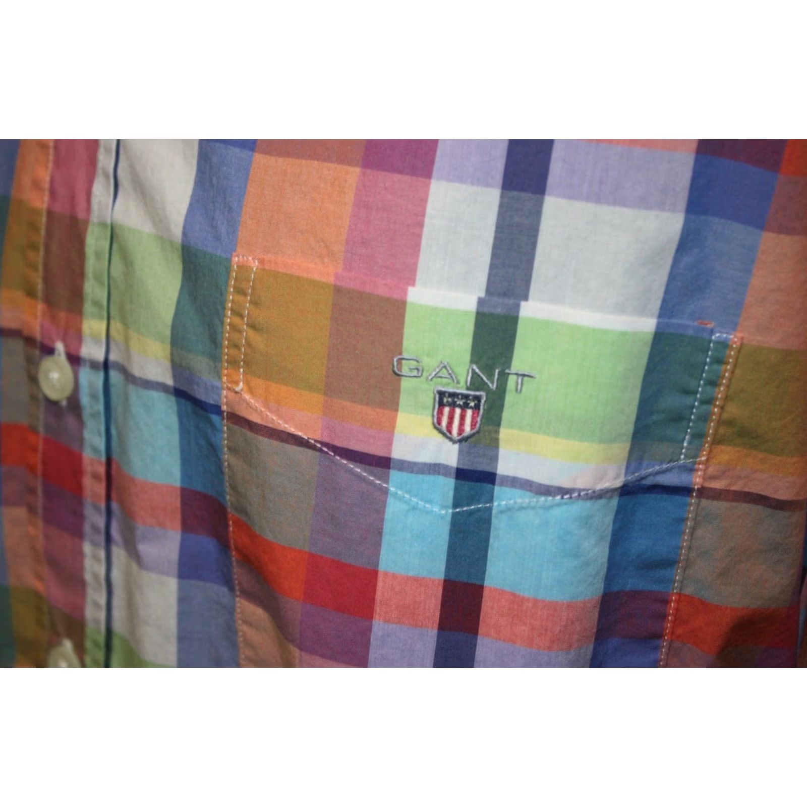 Gant GANT Madras Beach Poplin Shirt check regular fit XL Mens Size US XL / EU 56 / 4 - 2 Thumbnail