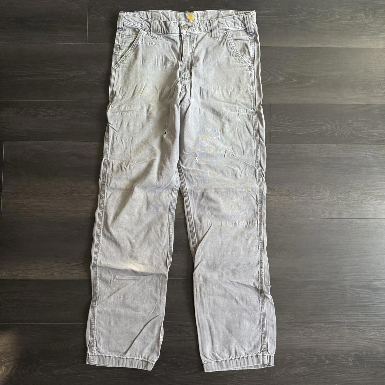 Carhartt Carhartt Grey Carpenter Cargo Pants Size US 34 / EU 50 - 2 Thumbnail