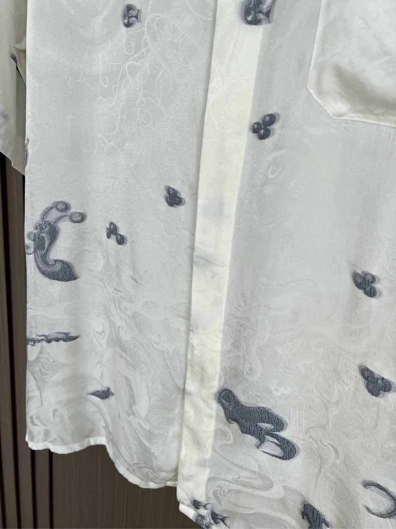 Dior Dior x Kenny Silk Ocean Shirt-2506 Size US M / EU 48-50 / 2 - 5 Thumbnail