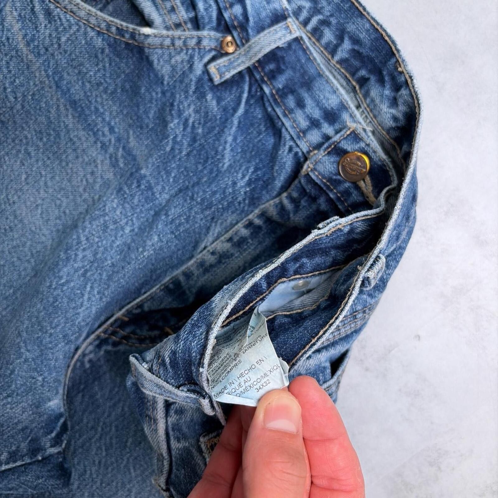 Dickies Vintage Dickies Grunge Baggy Faded Carpenter Denim Jeans Size US 34 / EU 50 - 5 Thumbnail