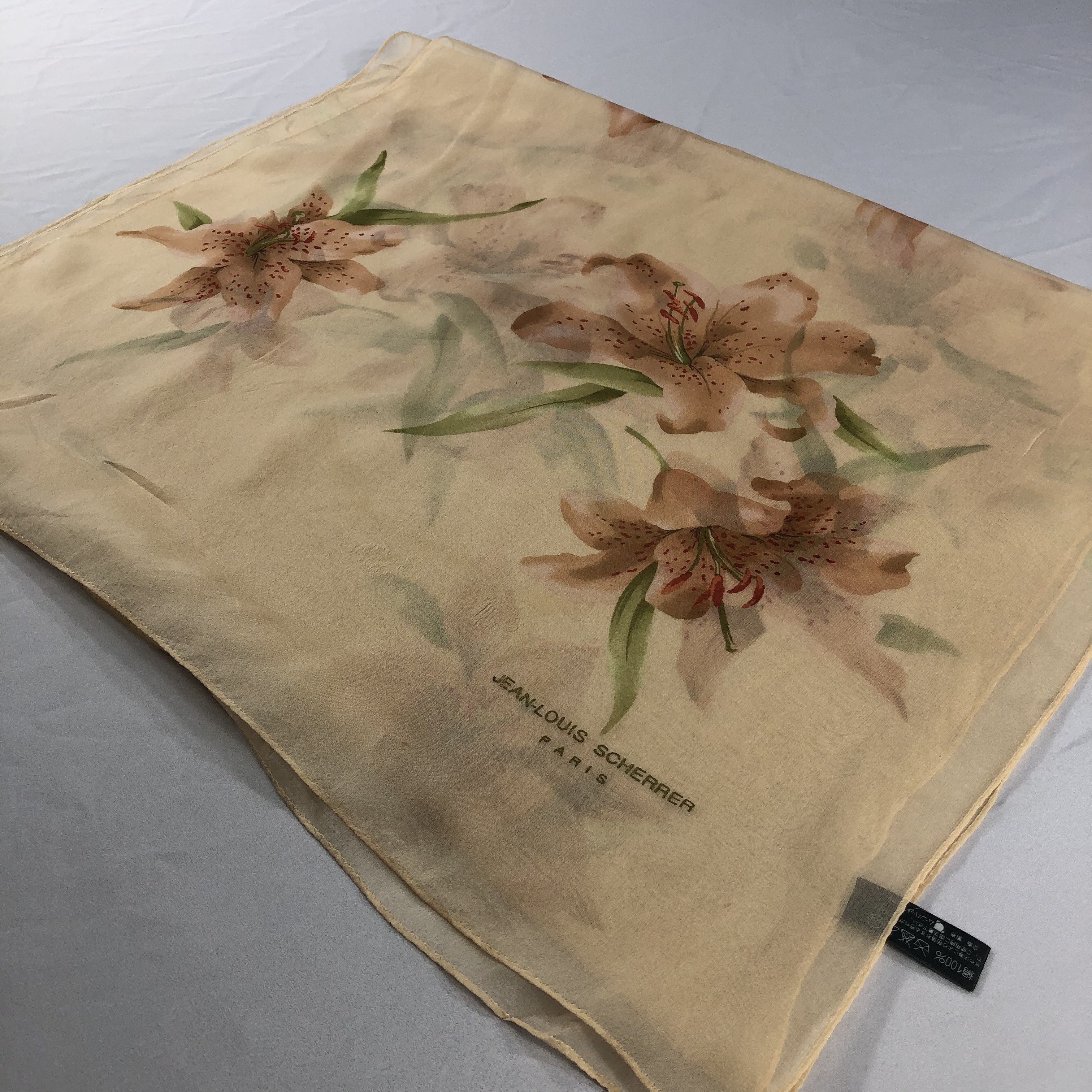 Jean-Louis Scherrer Vintage Jean Louis Scherrer Silk Scarf Size ONE SIZE - 7 Thumbnail