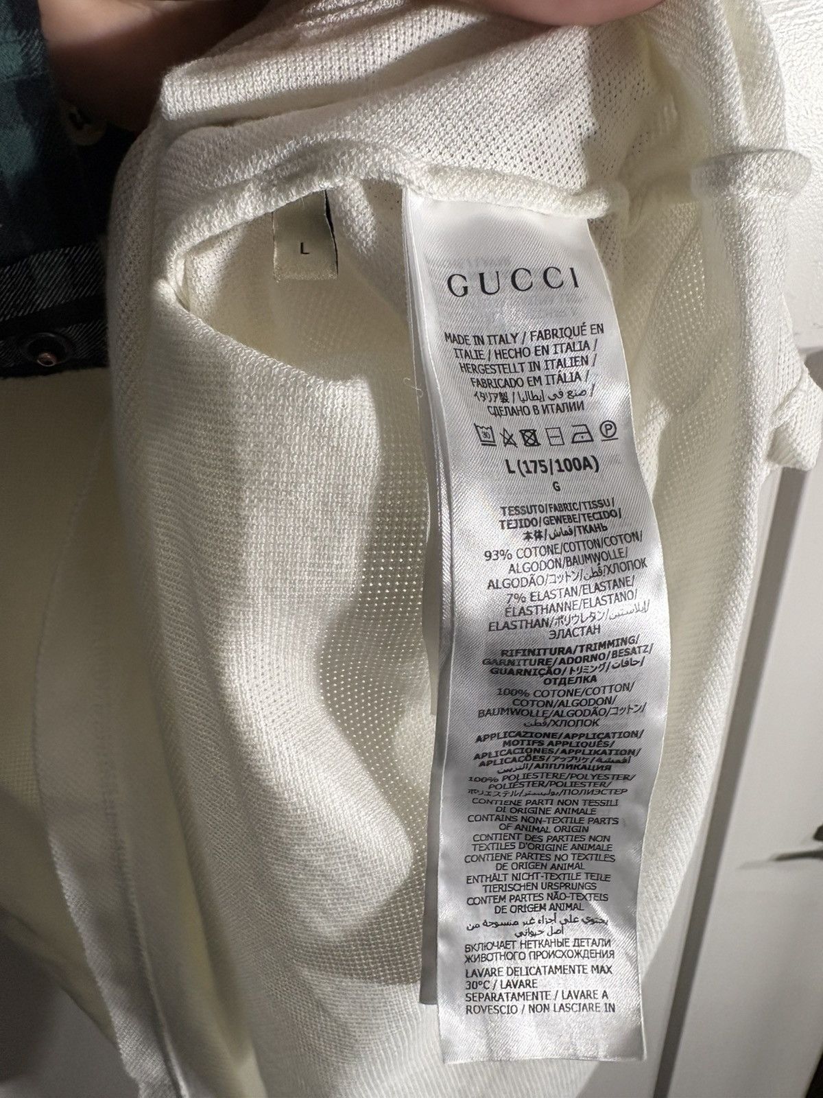 Gucci Gucci White GG Polo Retro Logo White Blue Red Size US S / EU 44-46 / 1 - 6 Thumbnail