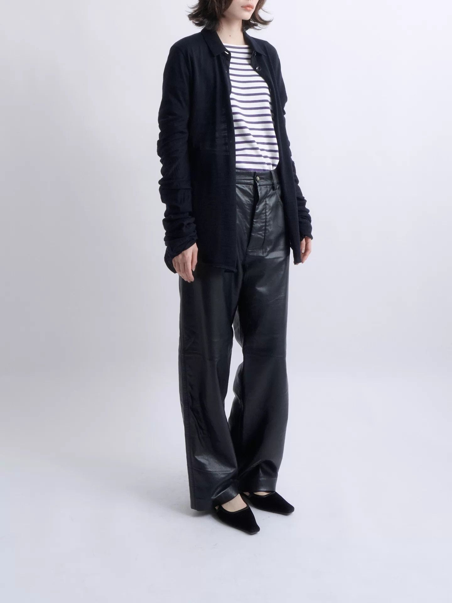 Jil Sander JIL SANDER Stacked Sleeve Wool Shirt Size XS / US 0-2 / IT 36-38 - 5 Thumbnail