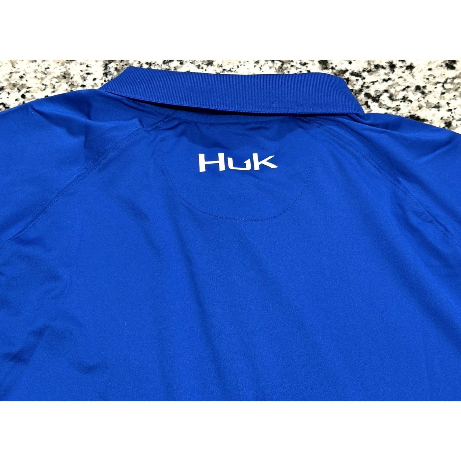 Vintage Huk LoPro Polo Shirt Men's Sz Large Blue Short Sleeve NWT Size US L / EU 52-54 / 3 - 7 Thumbnail