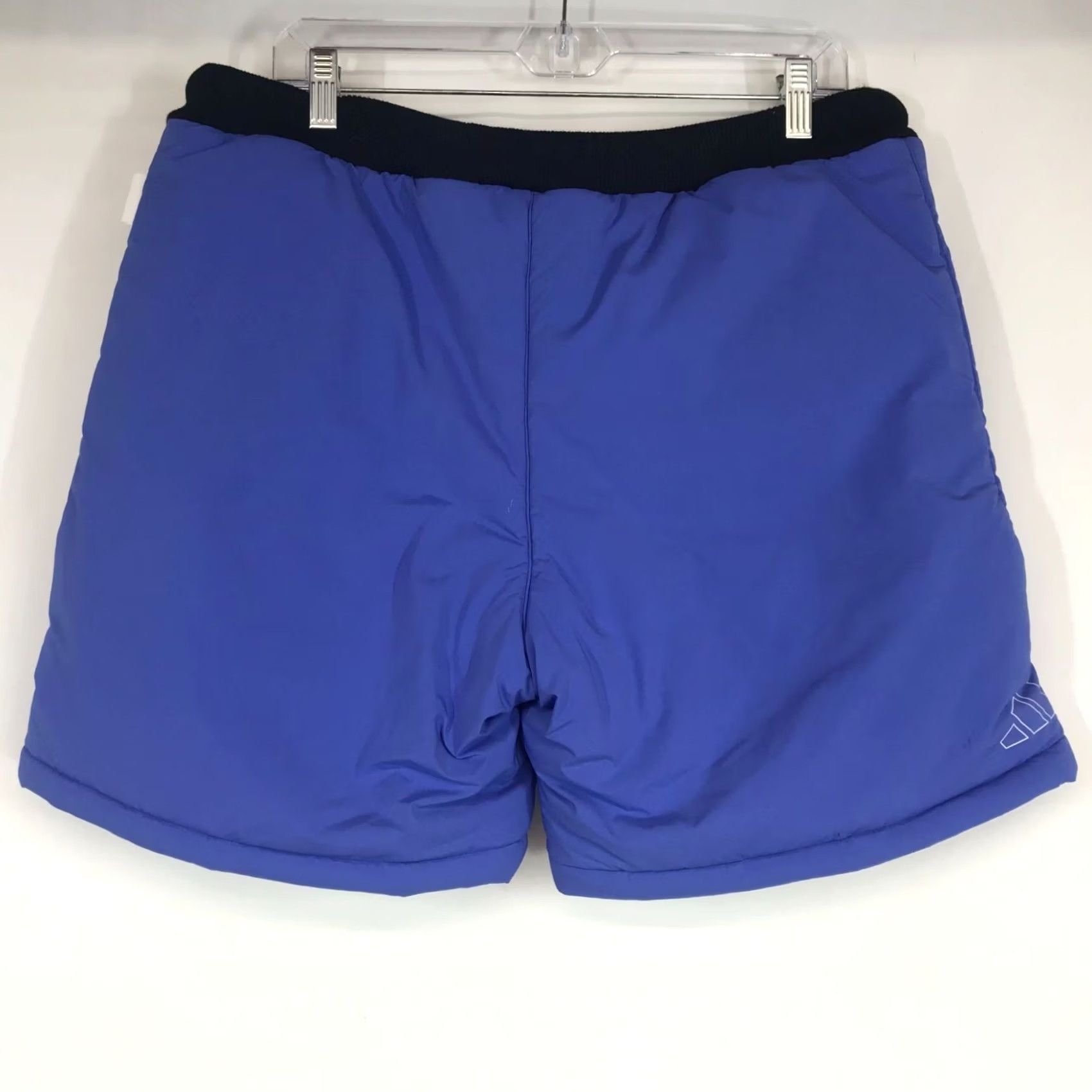 Adidas Final Answer: ADIDAS - MEN'S MEDIUM - BLUE POLYESTER PUFFER SHORTS Size US 31 - 4 Thumbnail